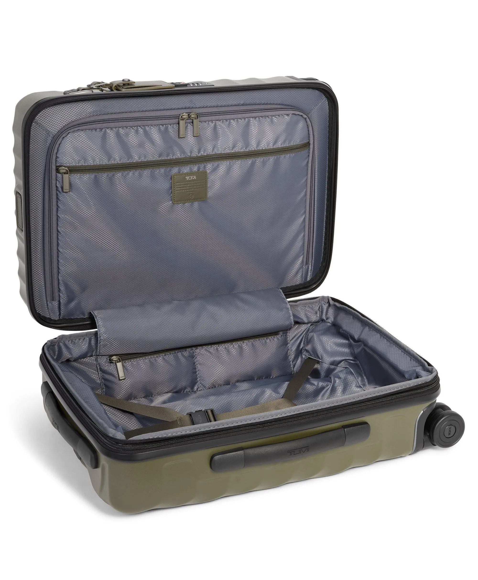 19 Degree International Expandable Carry-On 55cm - Olive Texture