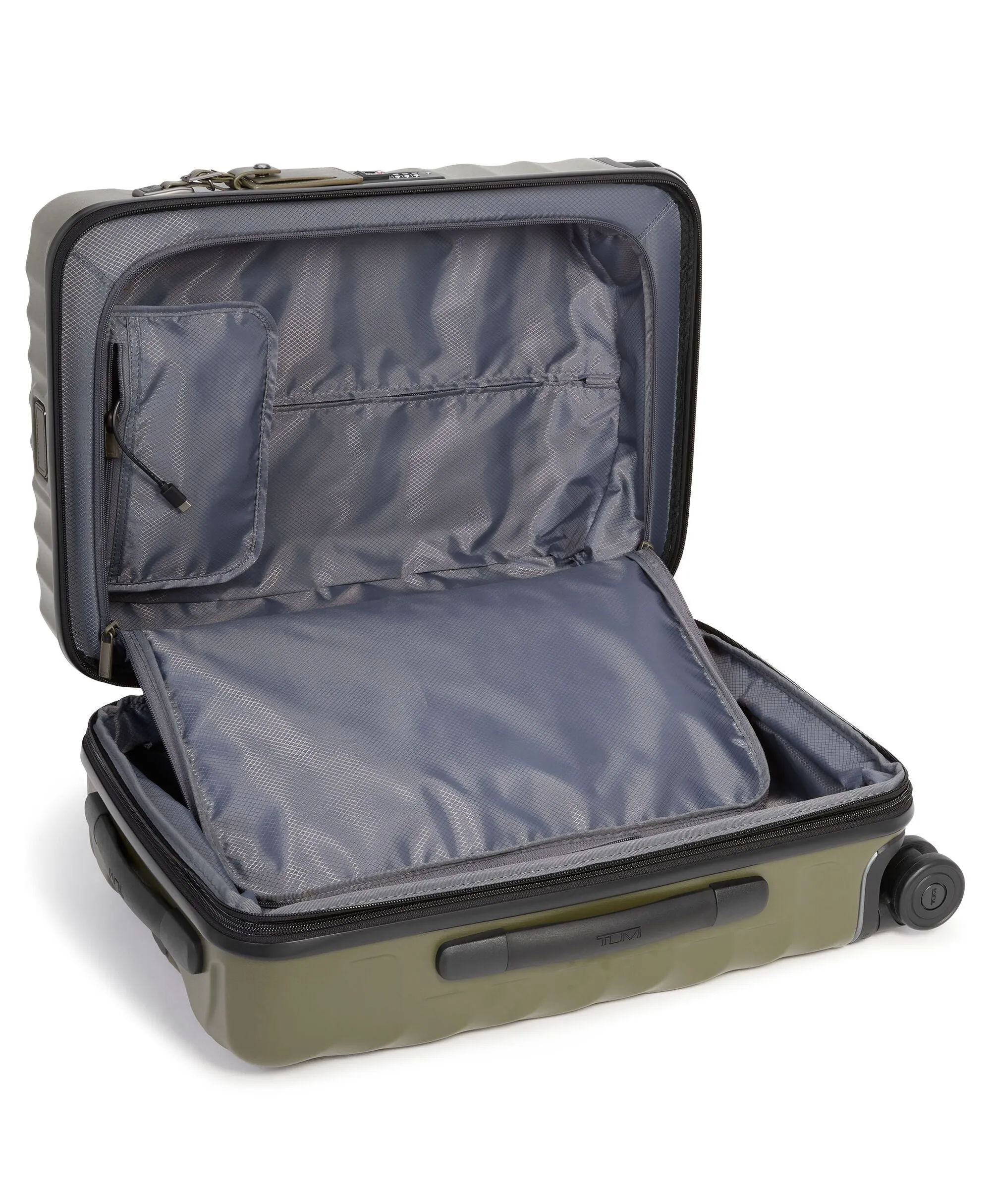 19 Degree International Expandable Carry-On 55cm - Olive Texture