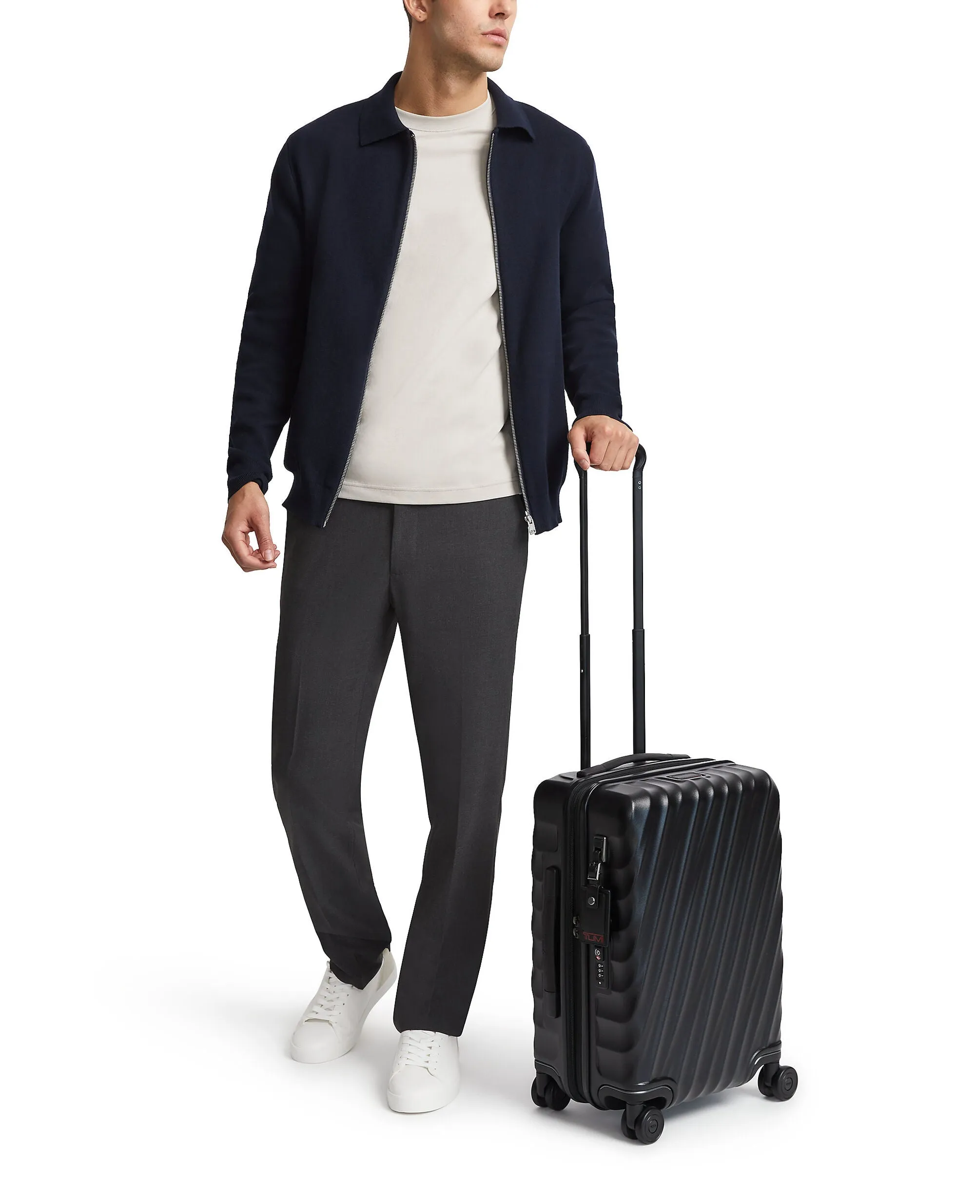 19 Degree International Expandable Carry-On 55cm - Olive Texture
