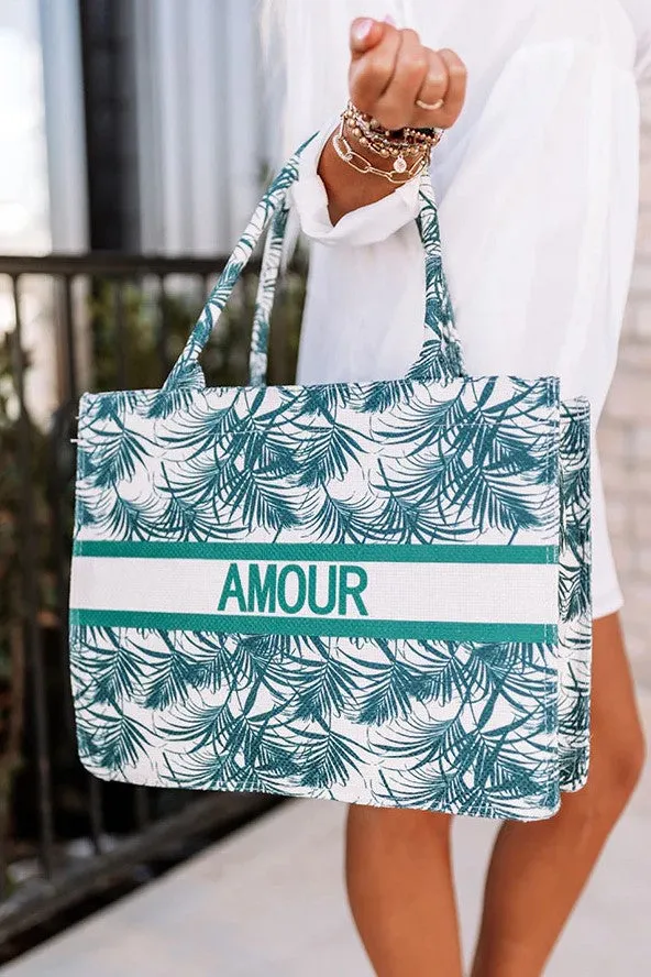 AMOUR Tropical Book Tote (Various Colors)