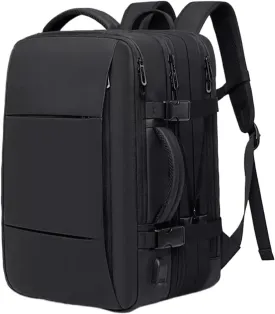 Backpack For Men 17.3 Inch Laptop Backpack for Men Expandable Waterproof Travel Backpack with USB Charging Port and Large Capacity