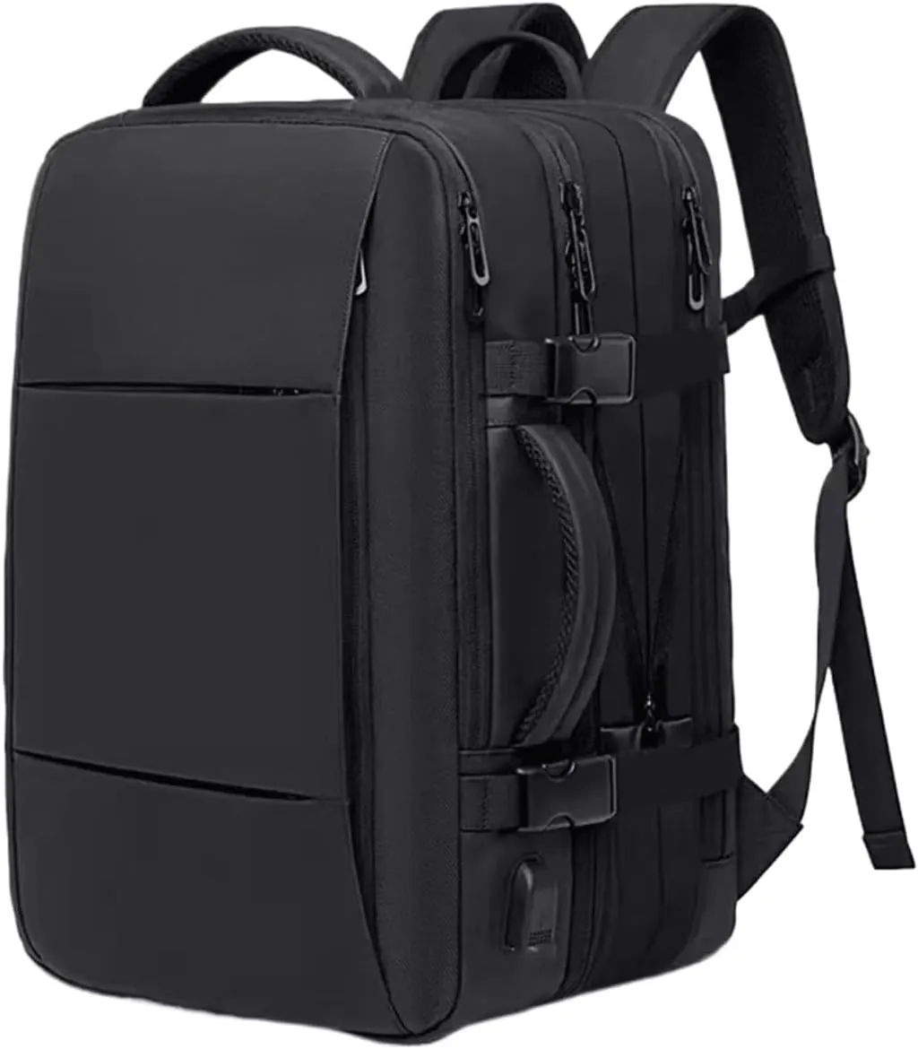 Backpack For Men 17.3 Inch Laptop Backpack for Men Expandable Waterproof Travel Backpack with USB Charging Port and Large Capacity