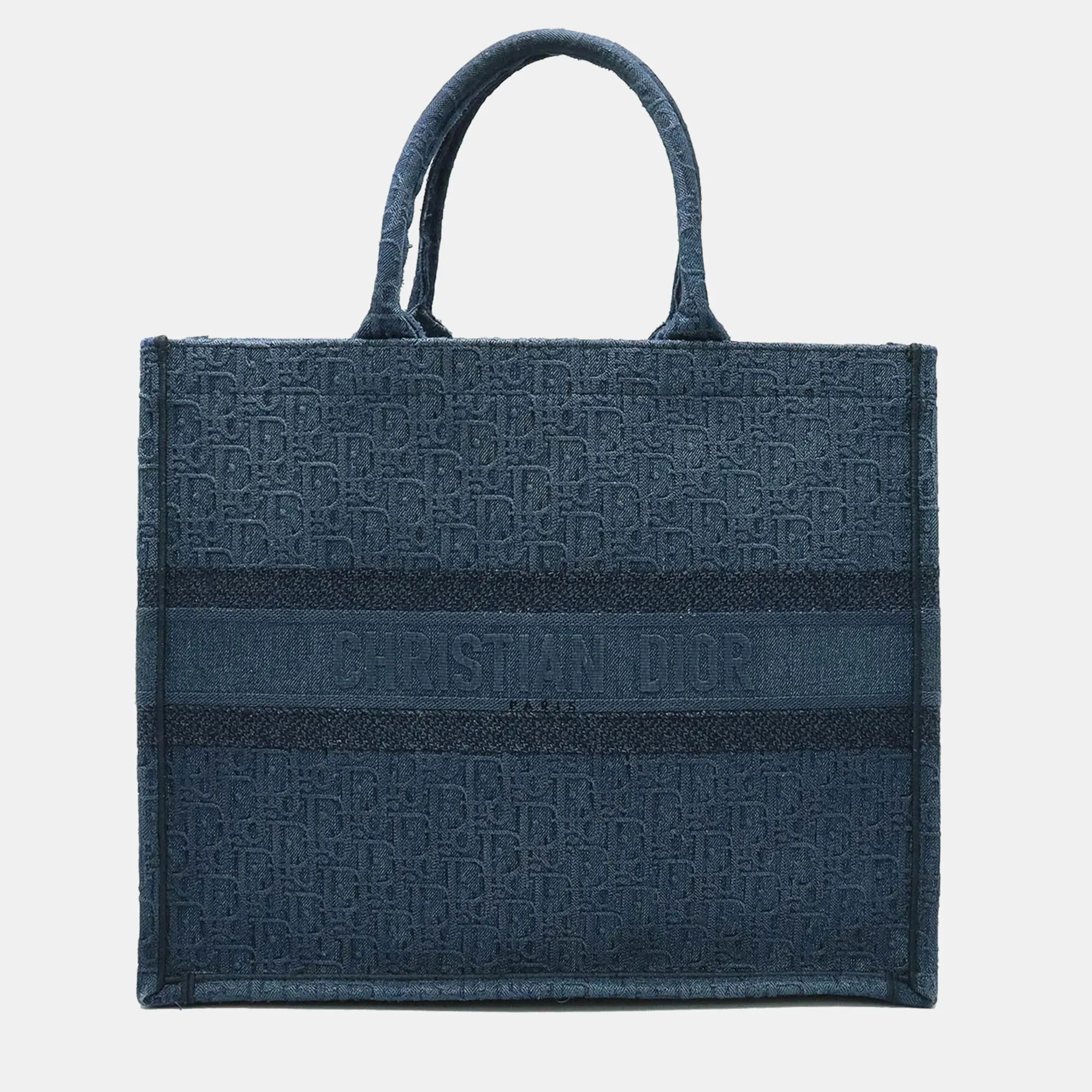 Blue Canvas Large Book Tote Tote Bag