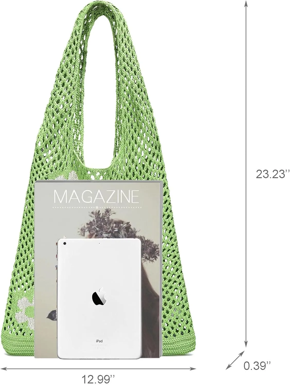 CATMICOO Crochet Beach Bag Tote: Small Knit Bag Summer Shoulder Bag for Vacation