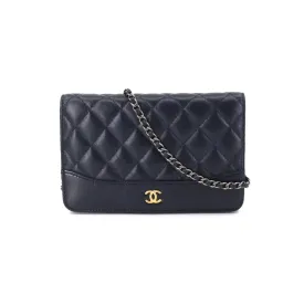 Chanel Navy Wallet On Chain Gabrielle