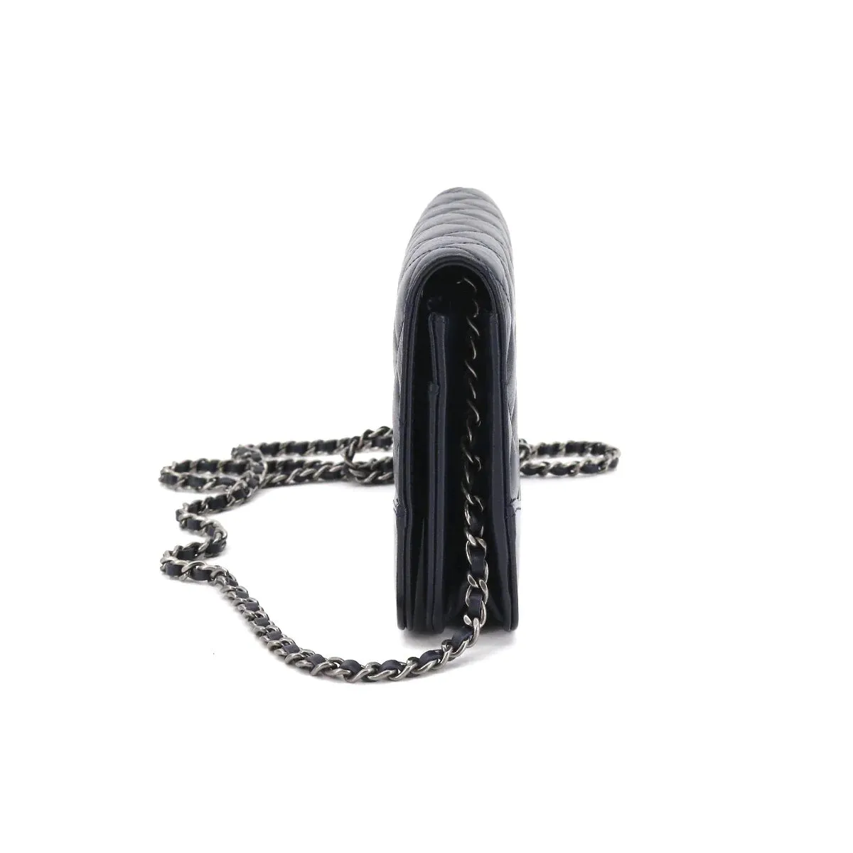 Chanel Navy Wallet On Chain Gabrielle