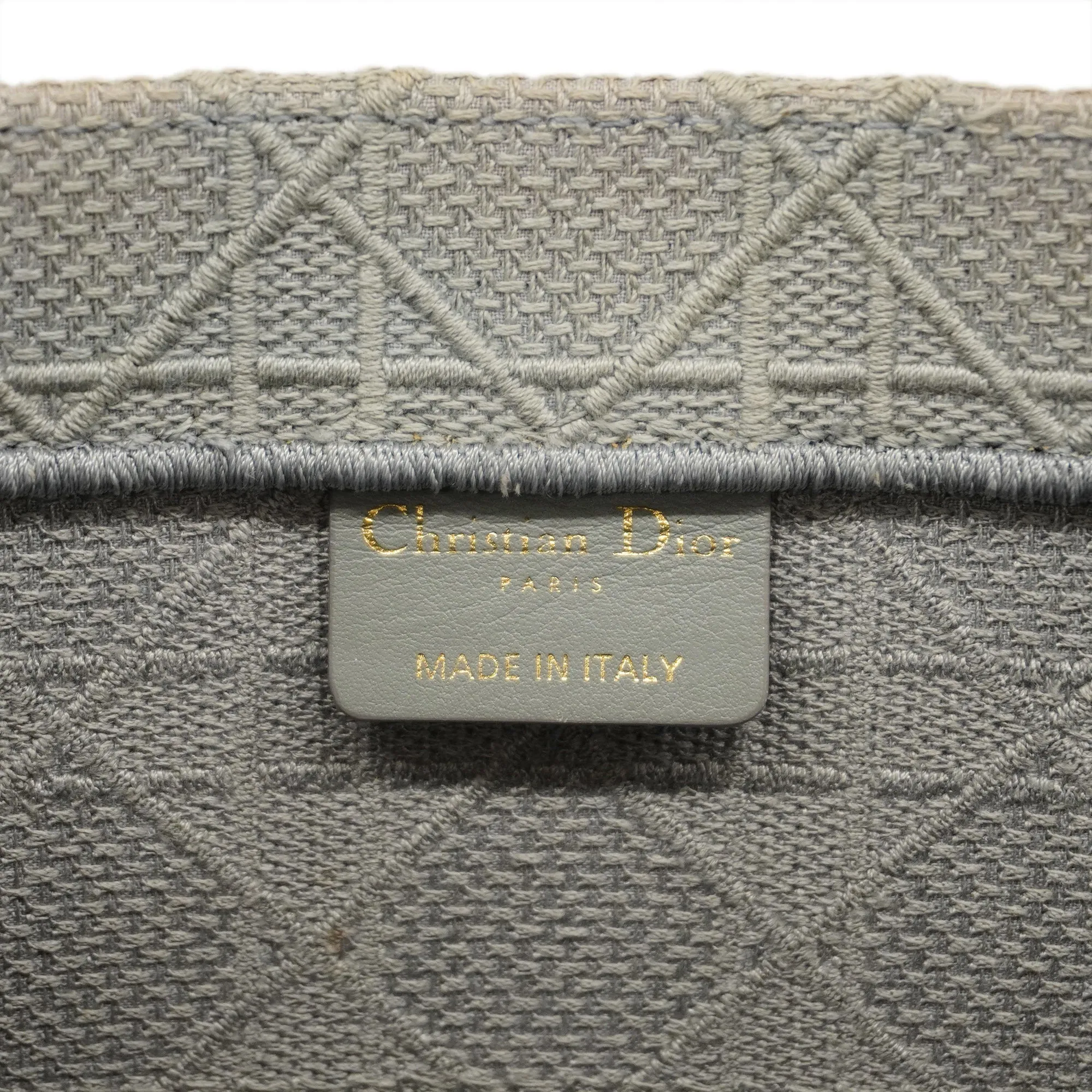 CHRISTIAN DIOR  Cannage/Lady Dior Book Tote Shearling Women's Canvas Handbag