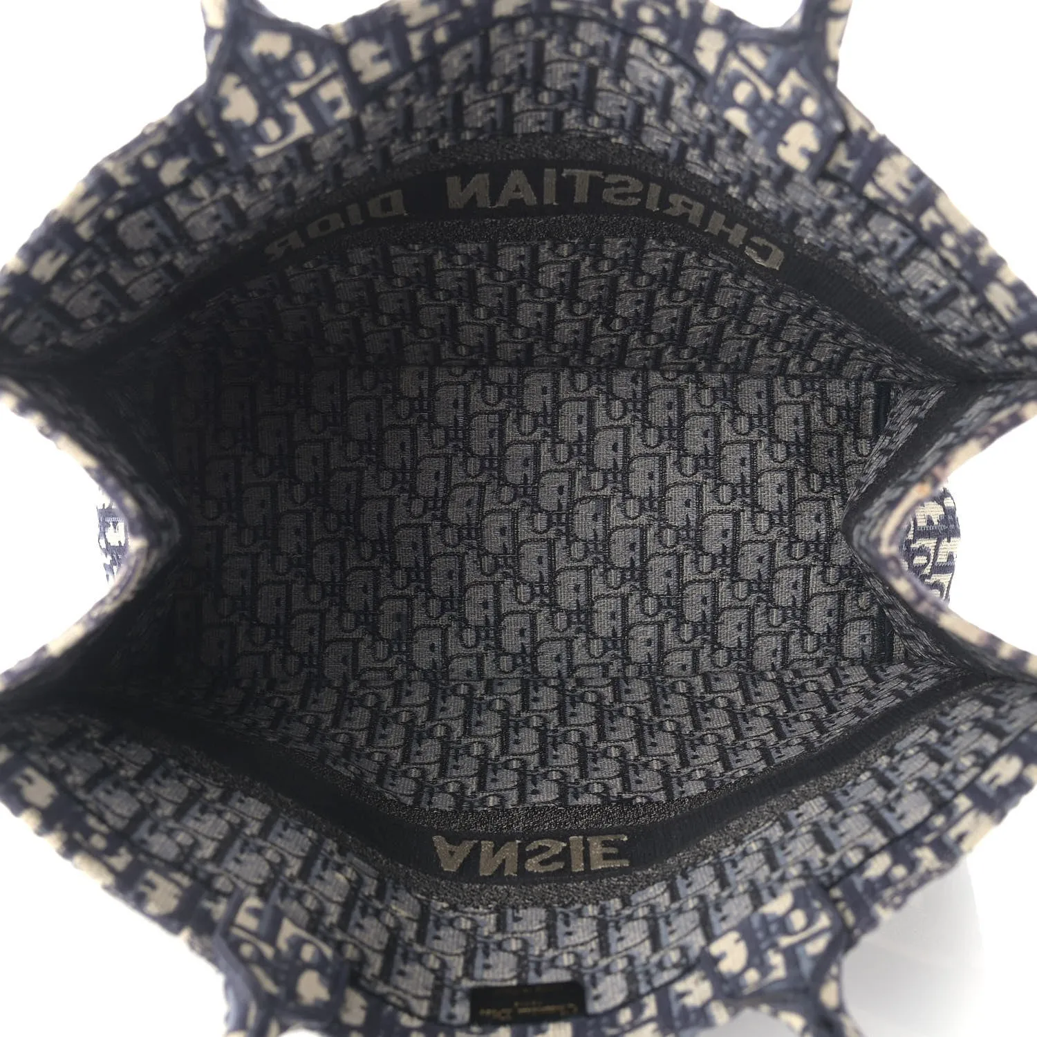 CHRISTIAN DIOR LARGE OBLIQUE BOOK TOTE BAG