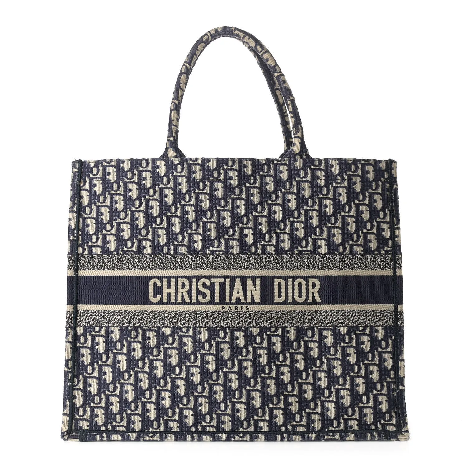CHRISTIAN DIOR LARGE OBLIQUE BOOK TOTE BAG