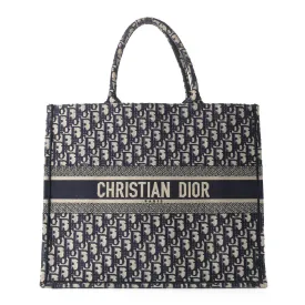 CHRISTIAN DIOR LARGE OBLIQUE BOOK TOTE BAG