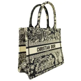 CHRISTIAN DIORAuth  Book Tote Women's Canvas Tote Bag Navy