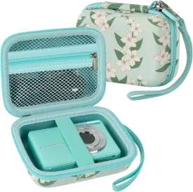 Digital Camera Case for CAMKORY for Kodak Pixpro for VAHOIALD FHD 1080P for QUOLODOO for Fleafer for Polaroid for Canon Small Cameras Holder Bag(Box Only) Green
