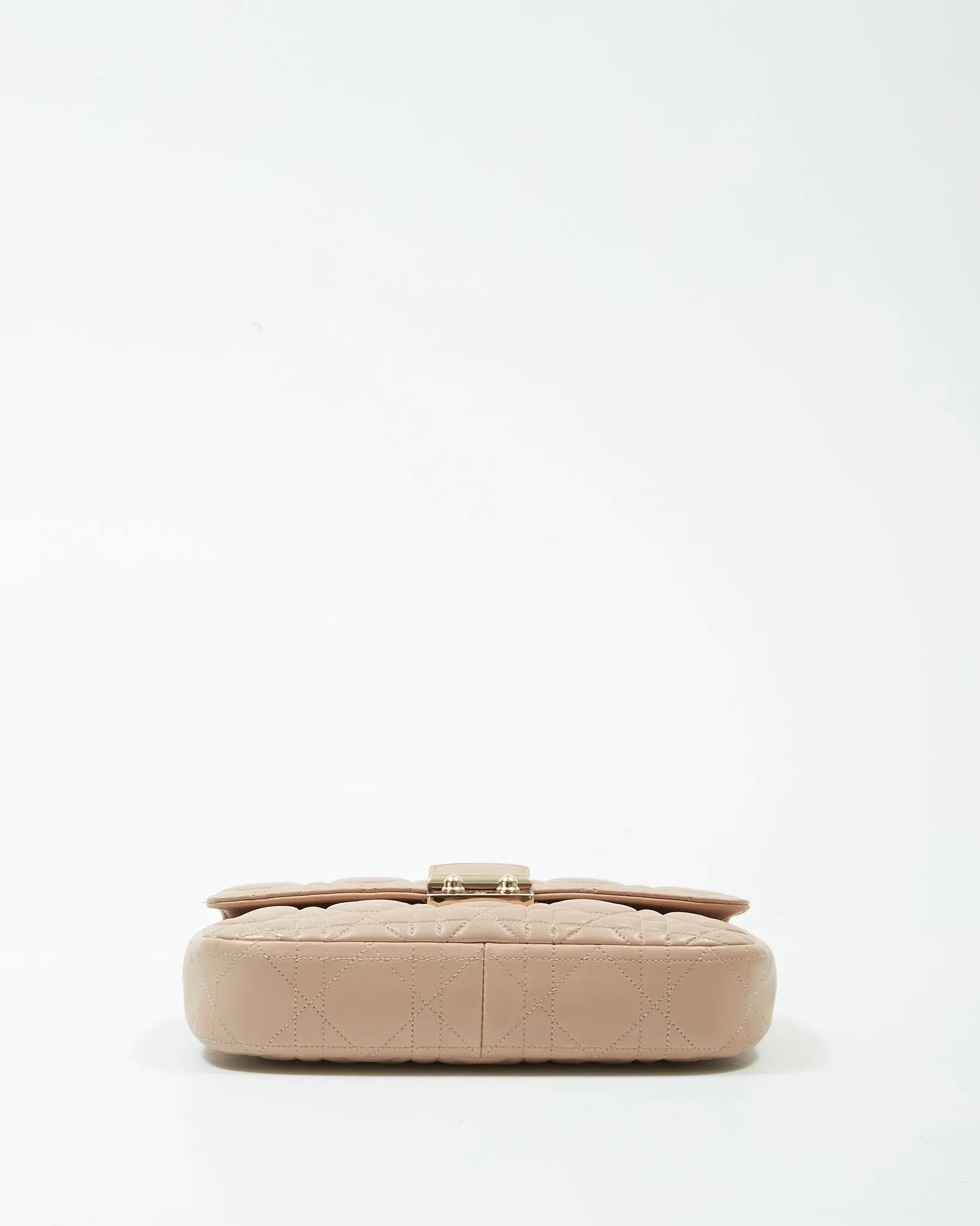 Dior Beige Leather Cannage Miss Promenade Wallet On Chain Bag