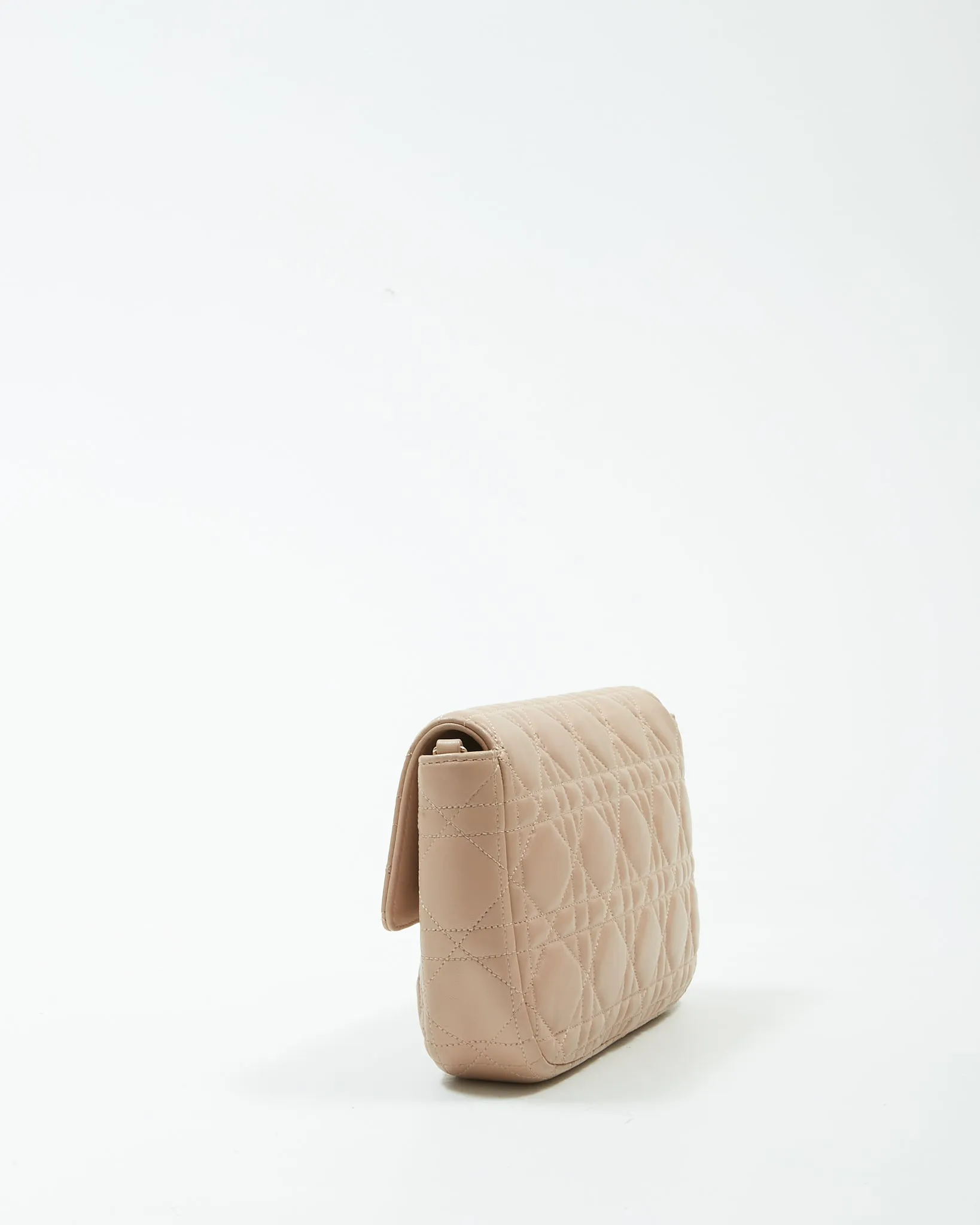 Dior Beige Leather Cannage Miss Promenade Wallet On Chain Bag