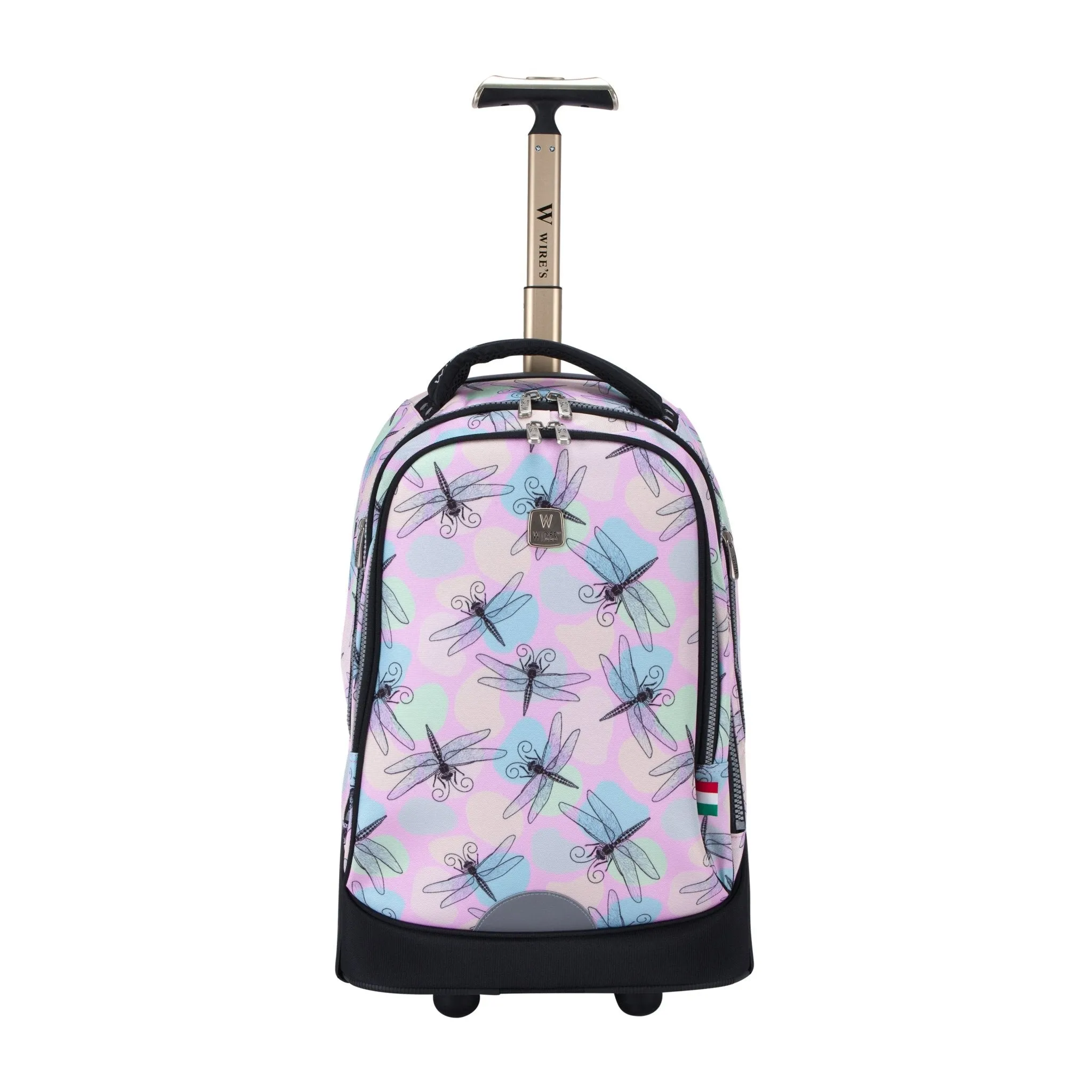 Dragon fly Big Wheel School Bag Trolley Set of 3 (Lunch Bag & Pencil Case)