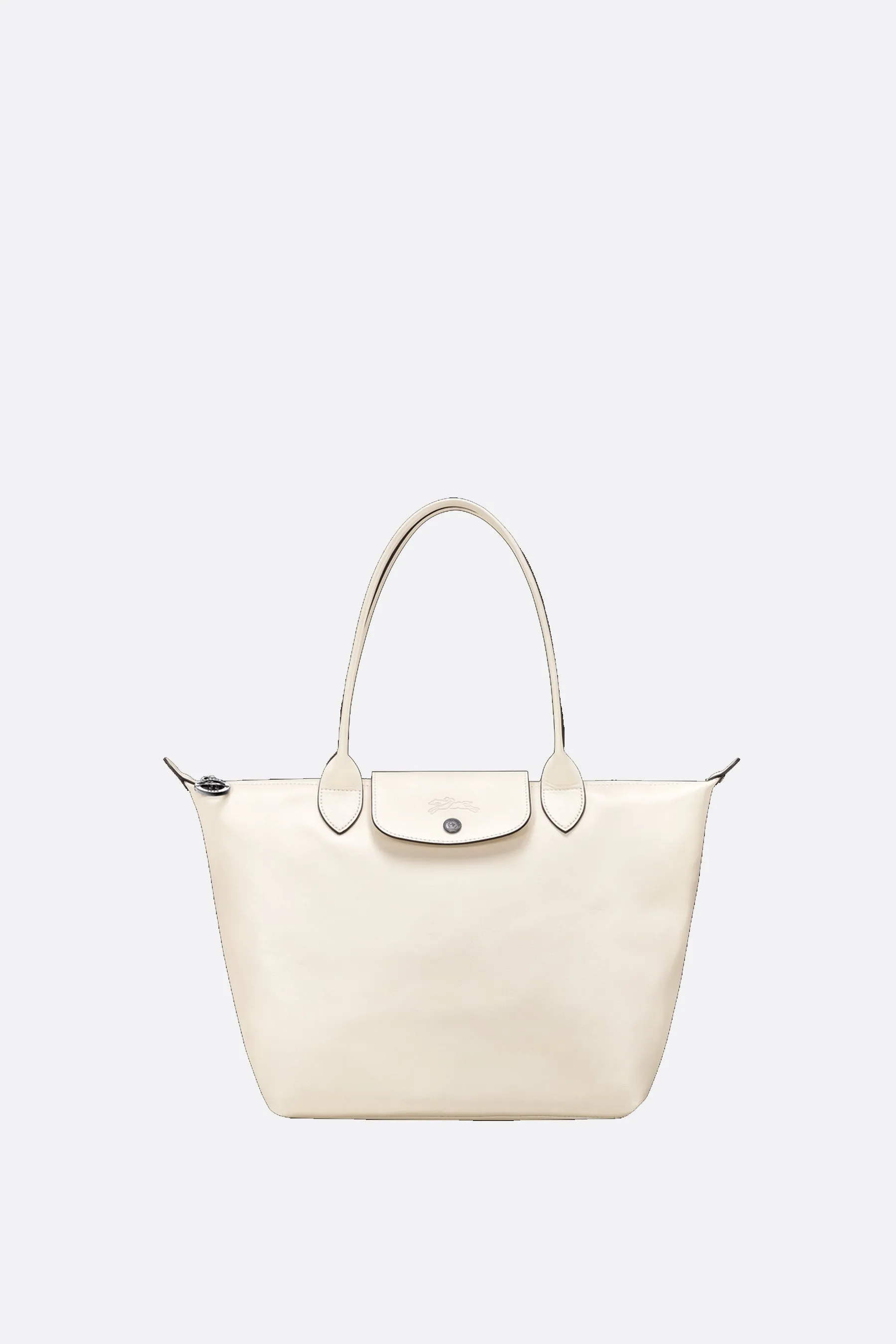 Expandable Leather Tote Bag