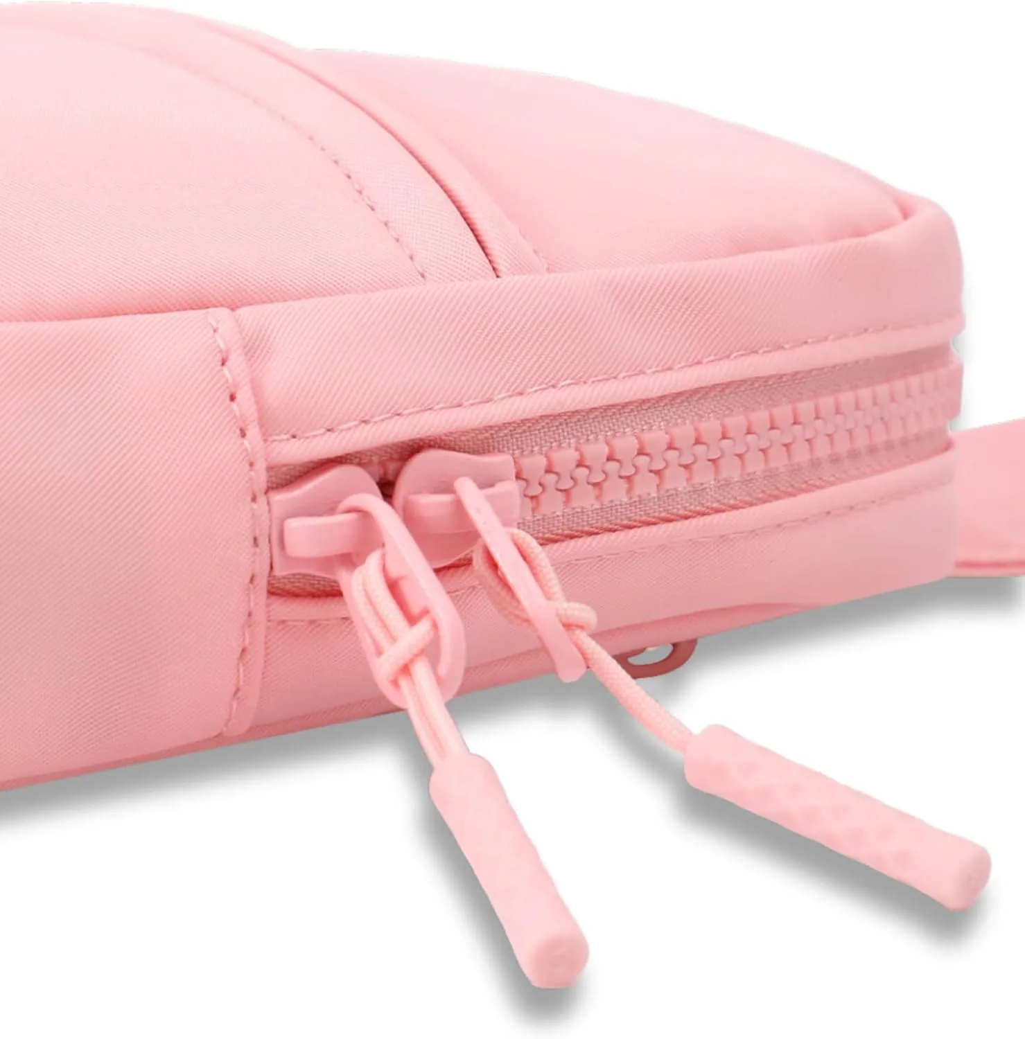 FORZAROCKET Ultralight Sling Bag w/Long Strap 70"  Small Crossbody Bag w/Extended Strap  Women Men Fanny Pack w/Anti-Theft Pocket  Two-Way Durable Zipper  Travel & Plus Size Friendly, Pink