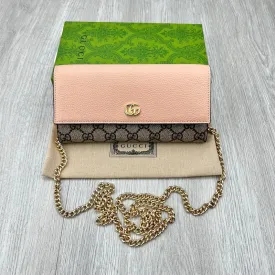GC651 GG Marmont Chain Wallet / 7.5’’W x 4”H
