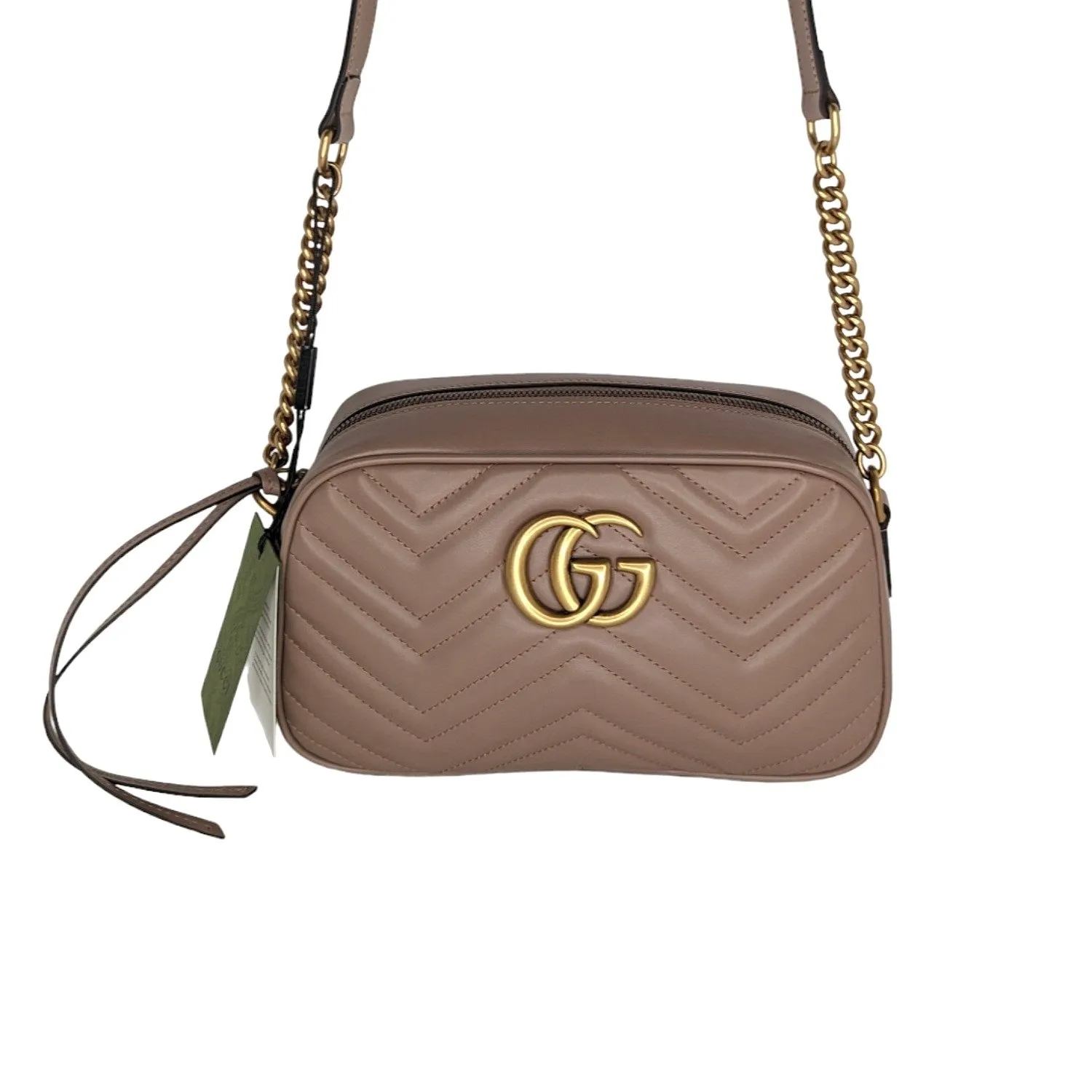 Gucci Dusty Rose Small GG Marmont Shoulder Bag