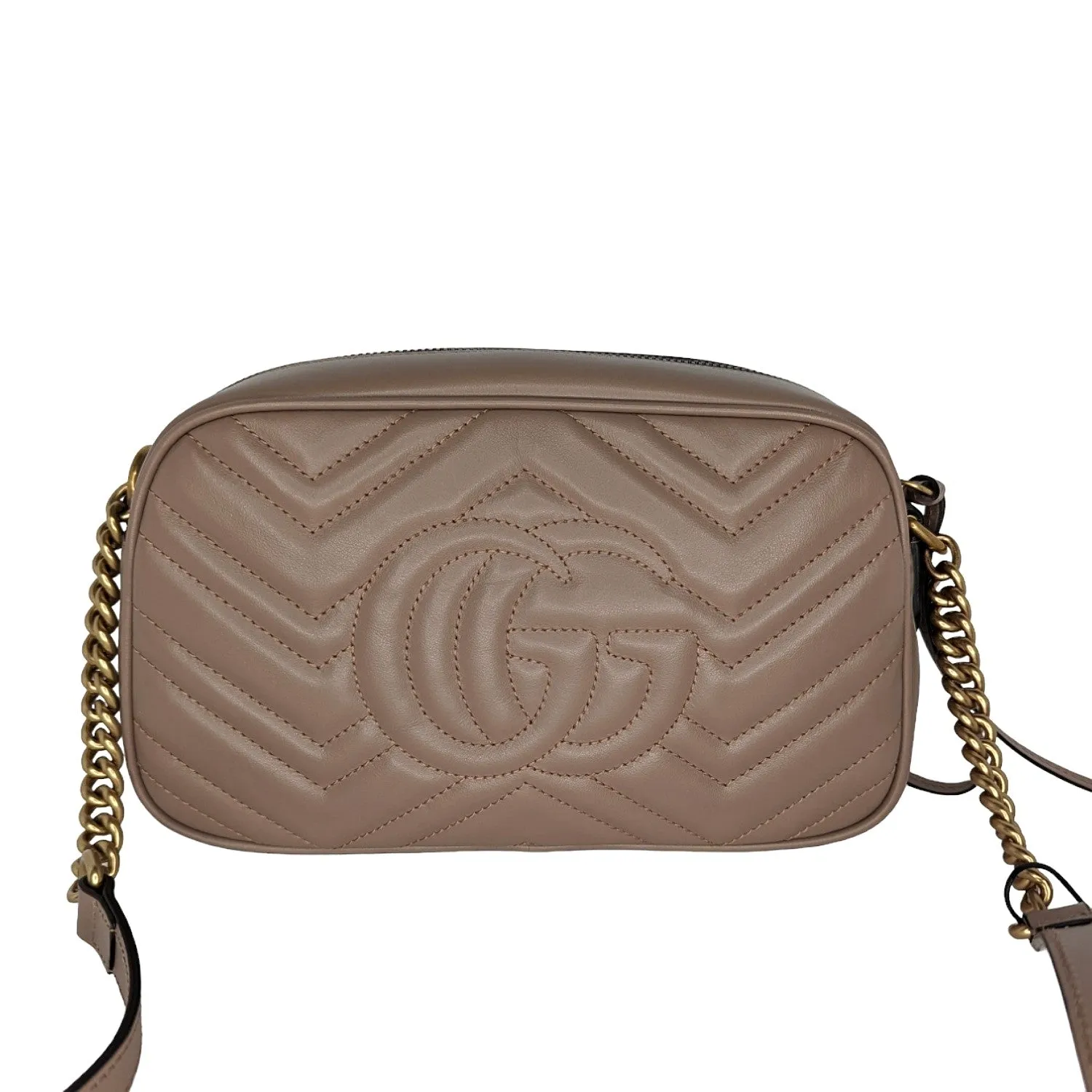 Gucci Dusty Rose Small GG Marmont Shoulder Bag