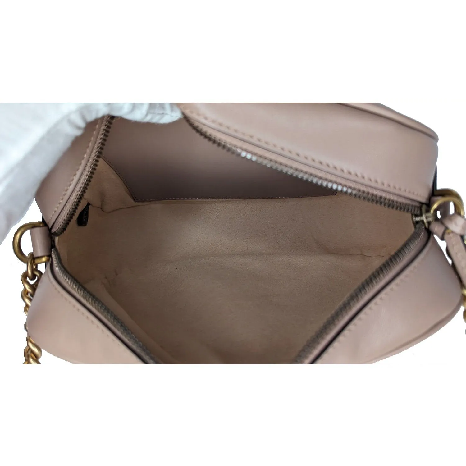 Gucci Dusty Rose Small GG Marmont Shoulder Bag