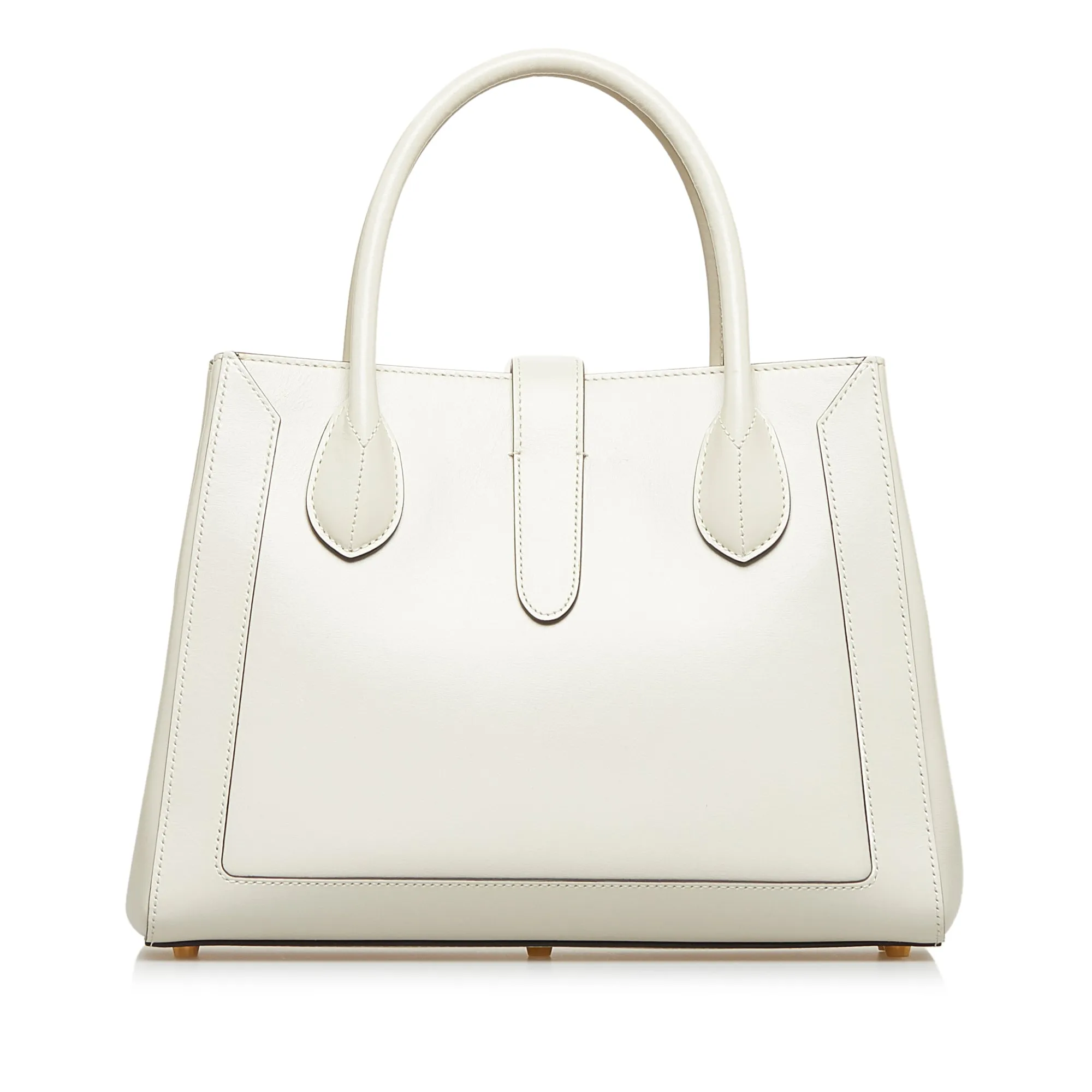 Gucci Jackie 1961 Medium White Leather Gold