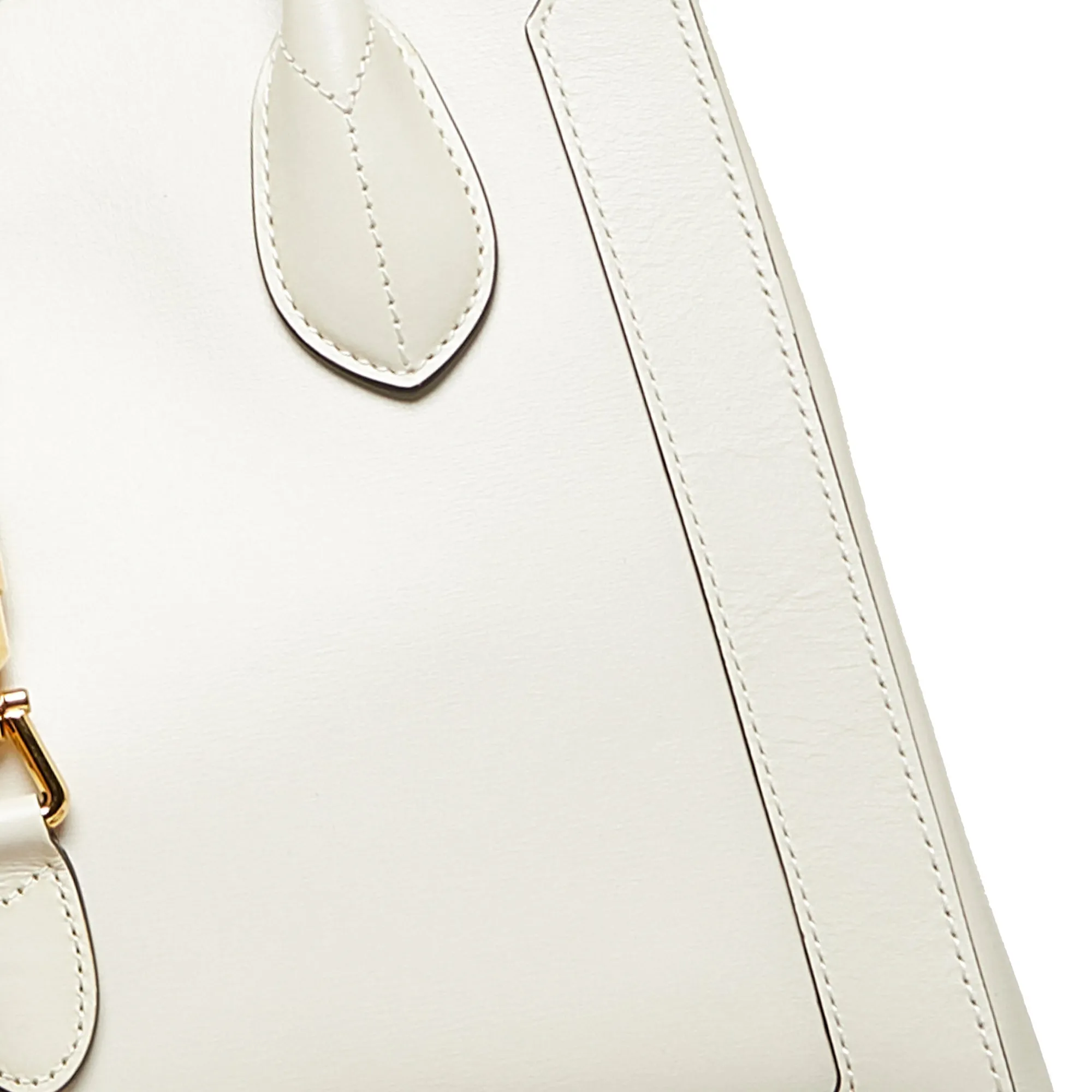 Gucci Jackie 1961 Medium White Leather Gold