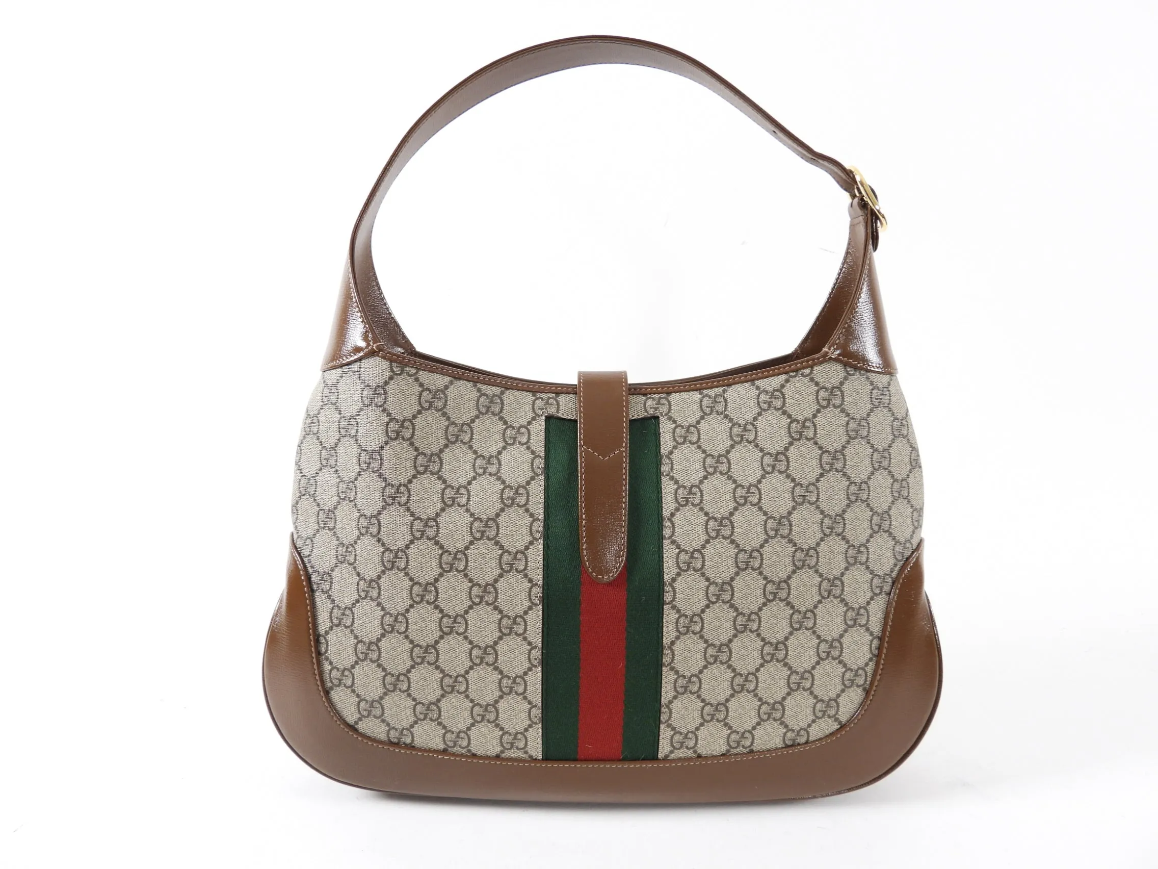 Gucci Jackie 1961 Monogram Supreme Medium Shoulder Hobo Bag