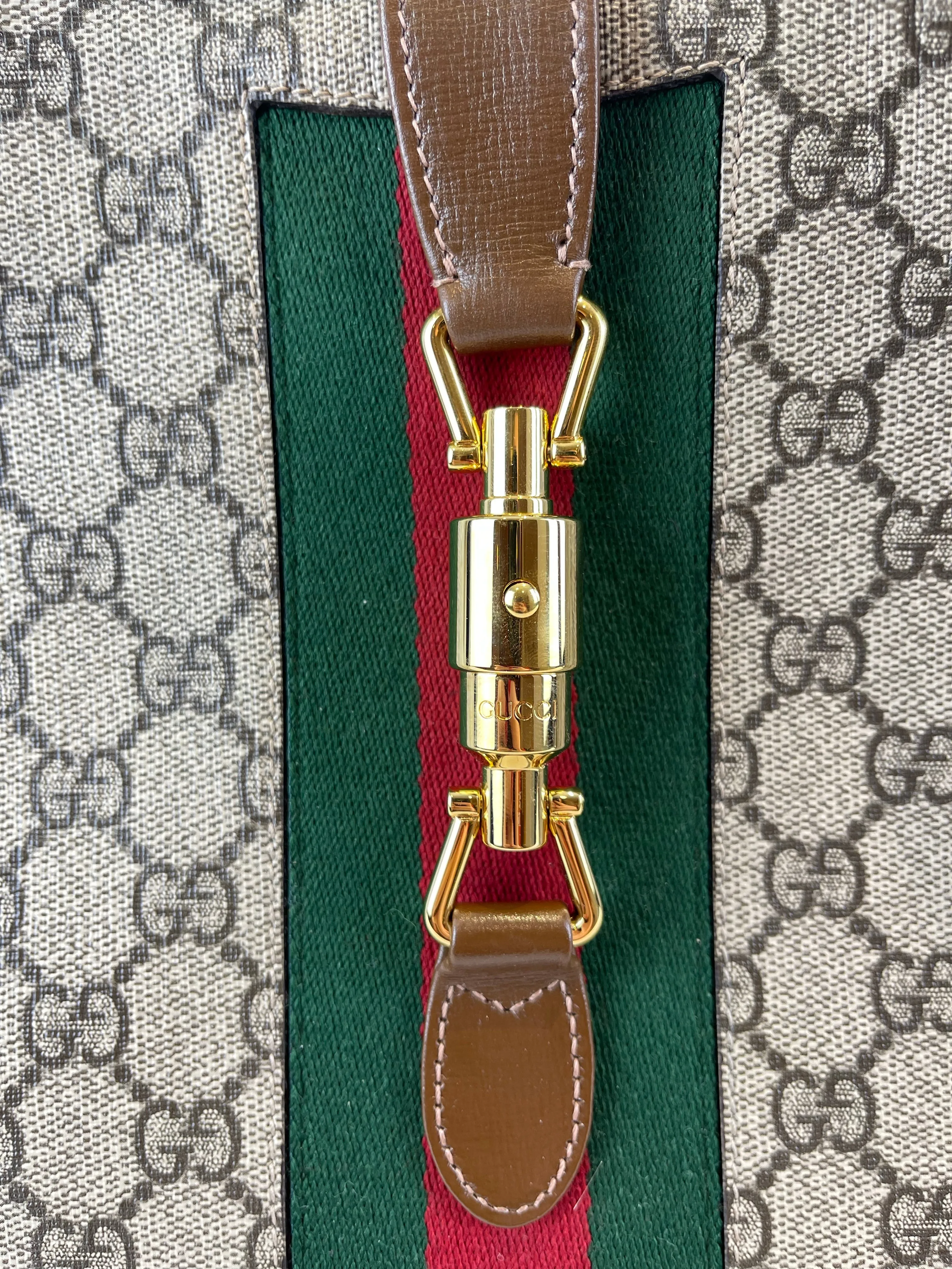 Gucci Monogram Canvas ‘Jackie 1961’ Crossbody