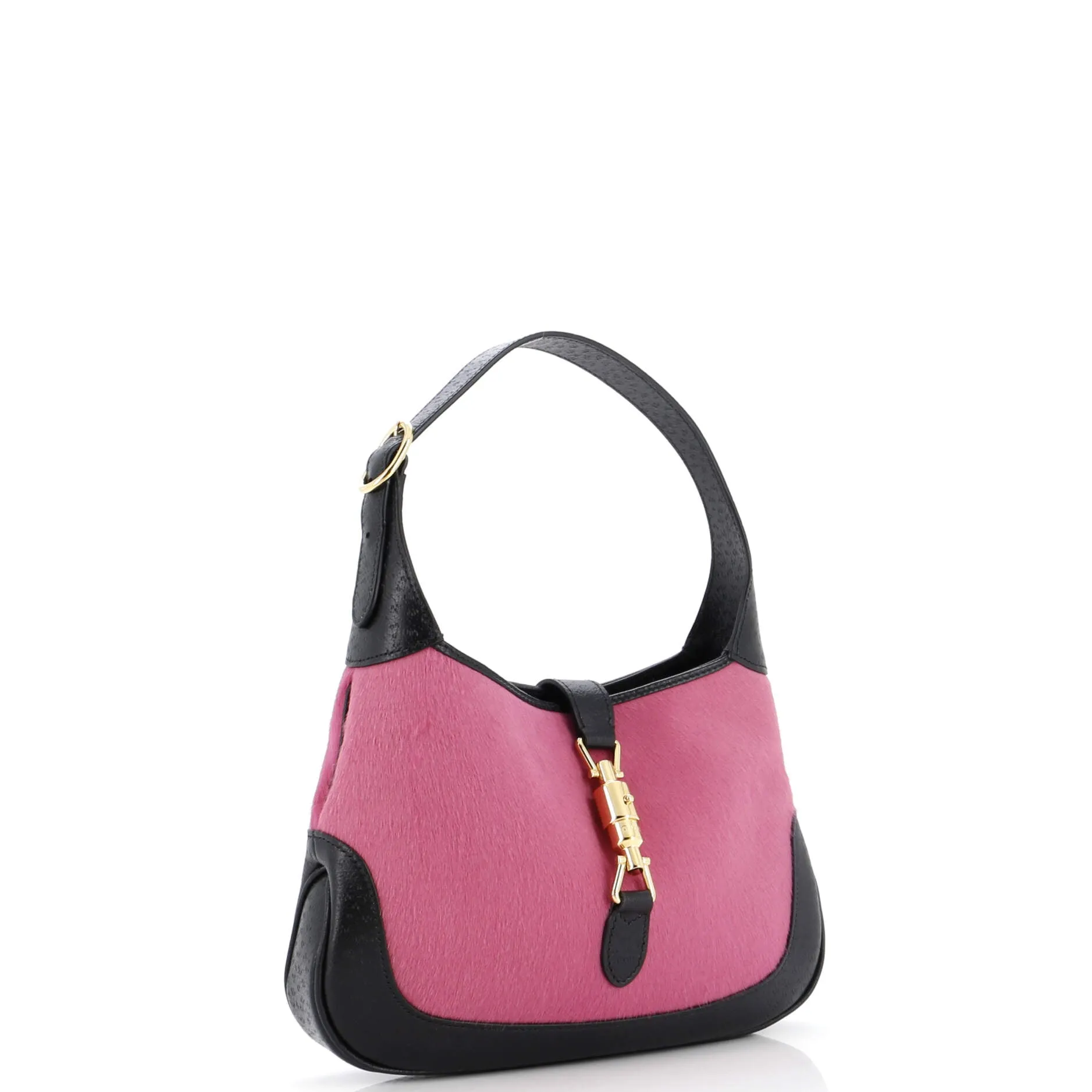 Jackie 1961 Hobo Calf Hair with Leather Small
