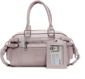 Juminocore Shoulder Purse with Card Sleeve Cute Y2k Top Handle Boston Bag Crossbody Bags Handbag Y2k Stuff