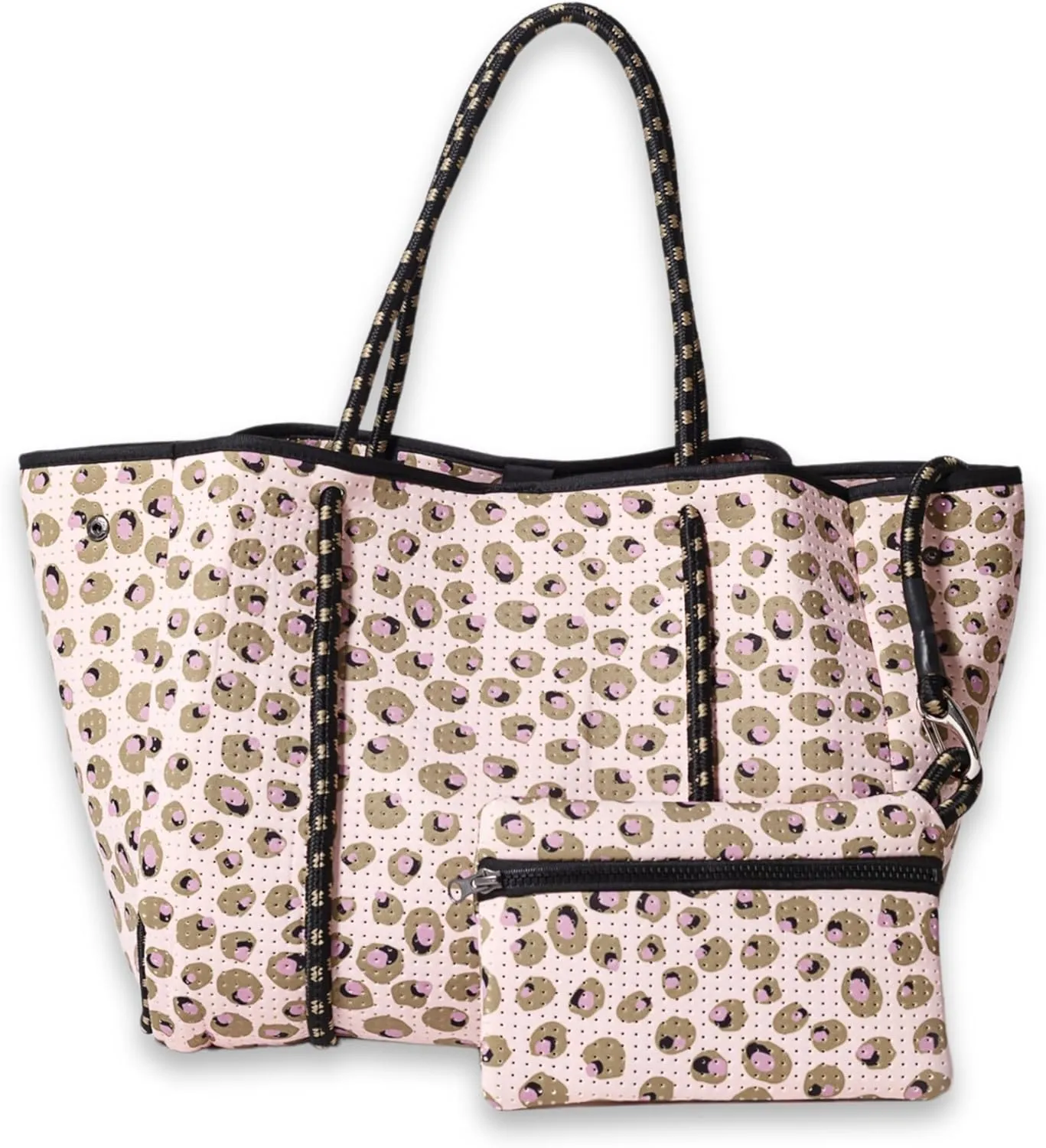 Large Neoprene Tote Bag for Women - Printed Everyday Designer Handbag