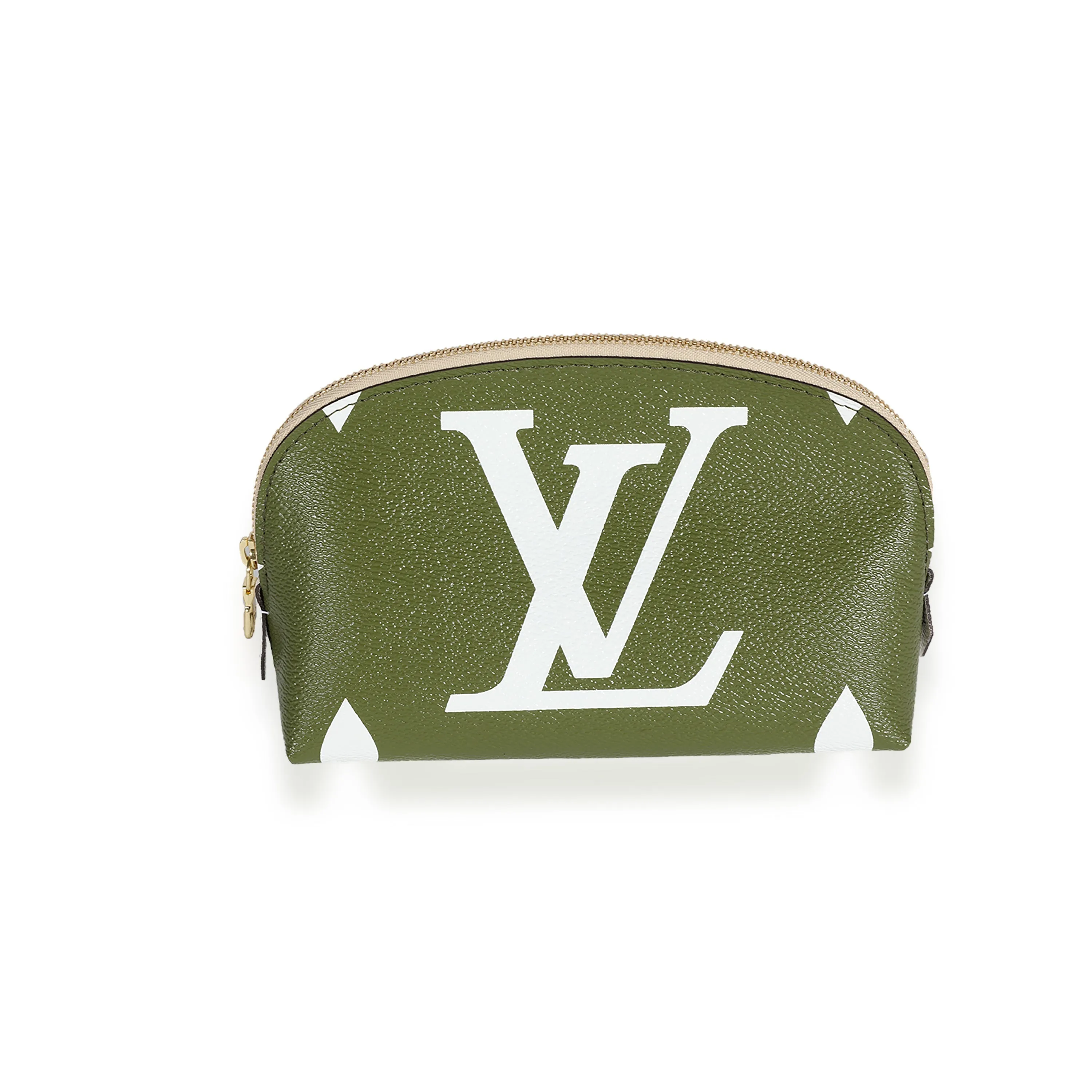 LOUIS VUITTON Kaki Monogram Giant Canvas Cosmetic Pouch
