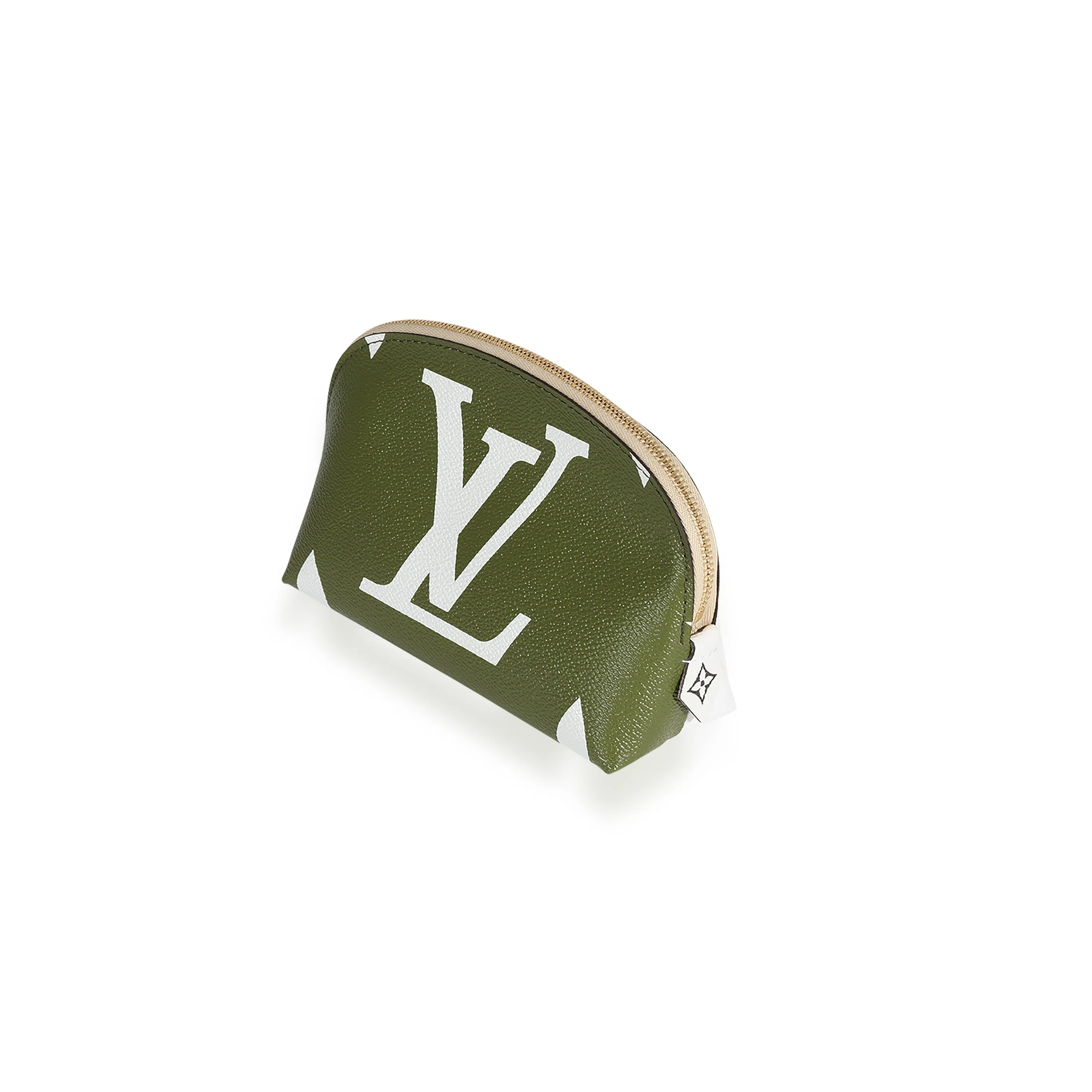 LOUIS VUITTON Kaki Monogram Giant Canvas Cosmetic Pouch