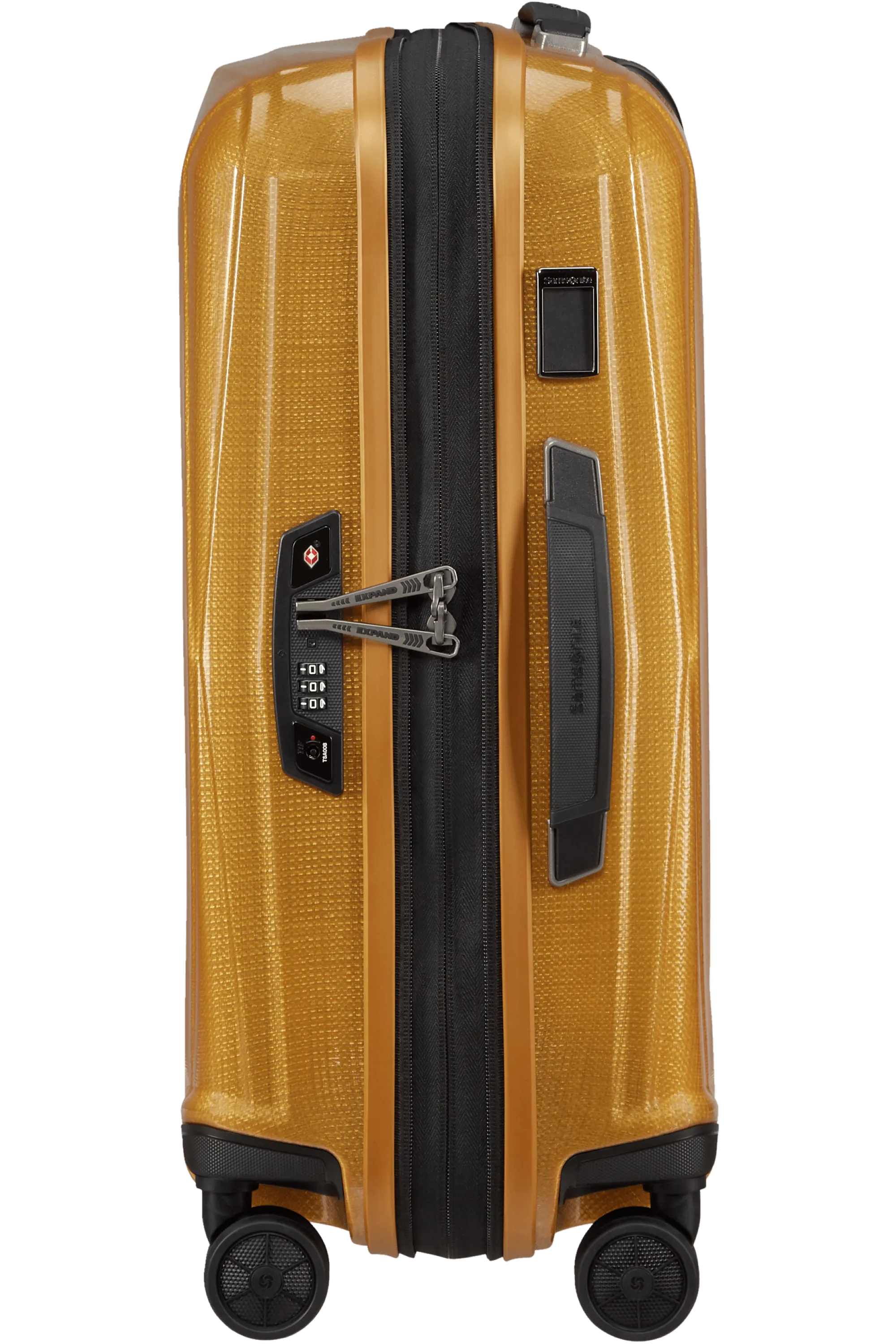 MAJOR-LITE 55cm Spinner Expandable (4wheels) - Saffron Yellow