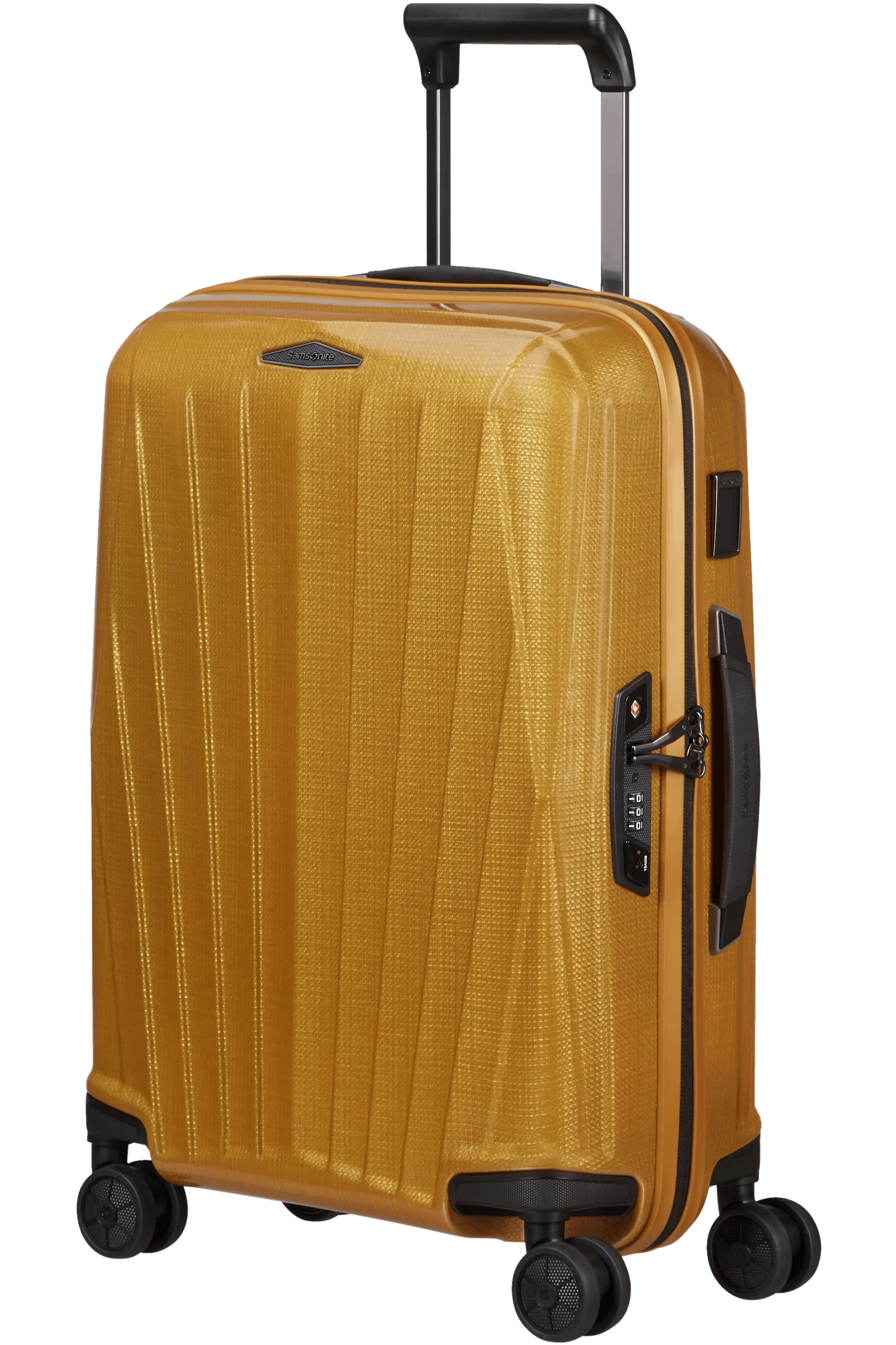 MAJOR-LITE 55cm Spinner Expandable (4wheels) - Saffron Yellow