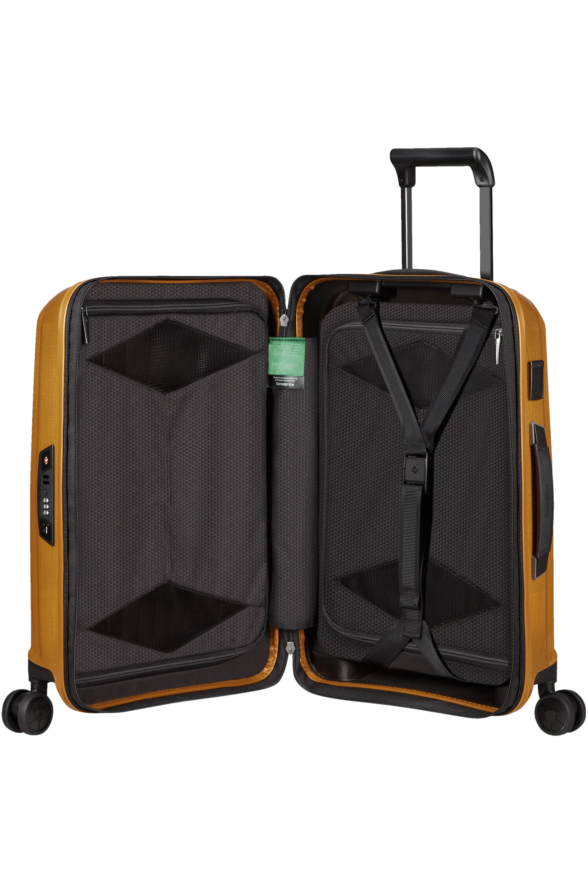 MAJOR-LITE 55cm Spinner Expandable (4wheels) - Saffron Yellow