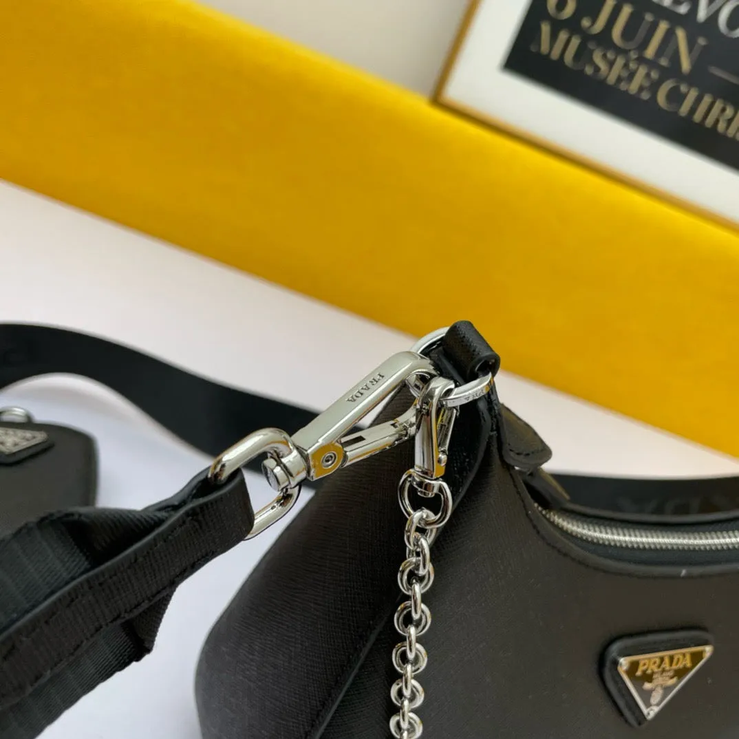 P Re-edition 2005 Saffiano Leather Bag
