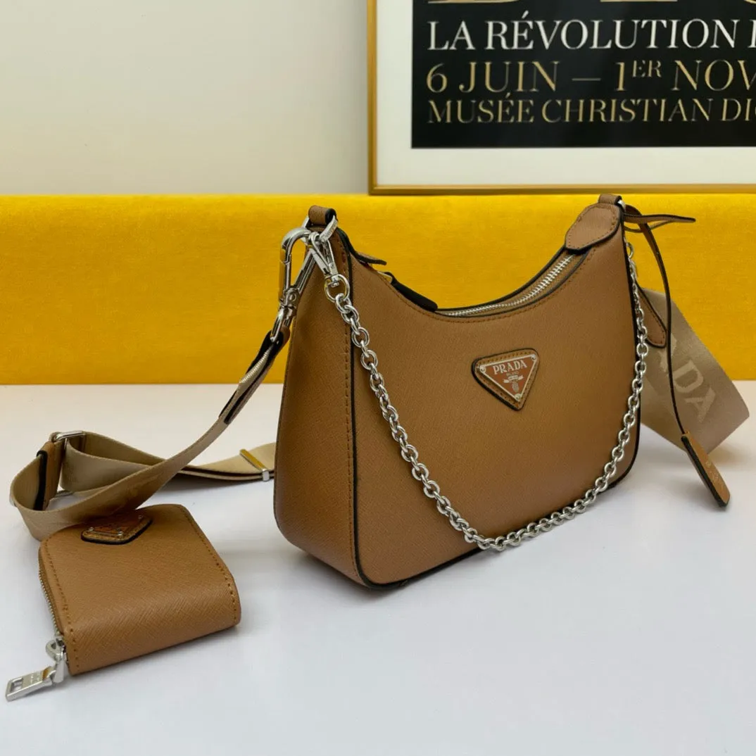 P Re-edition 2005 Saffiano Leather Bag