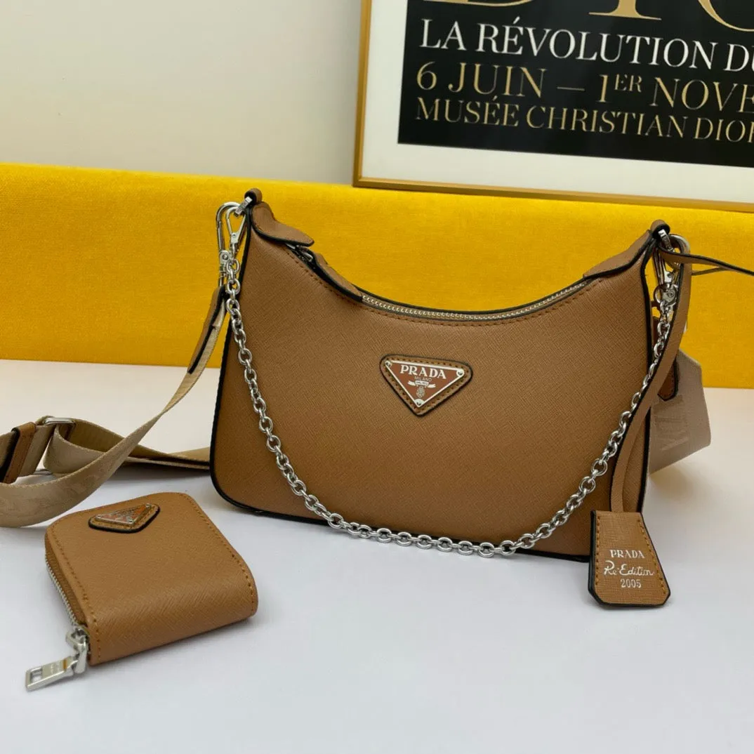 P Re-edition 2005 Saffiano Leather Bag