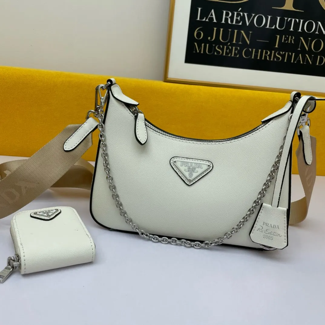 P Re-edition 2005 Saffiano Leather Bag