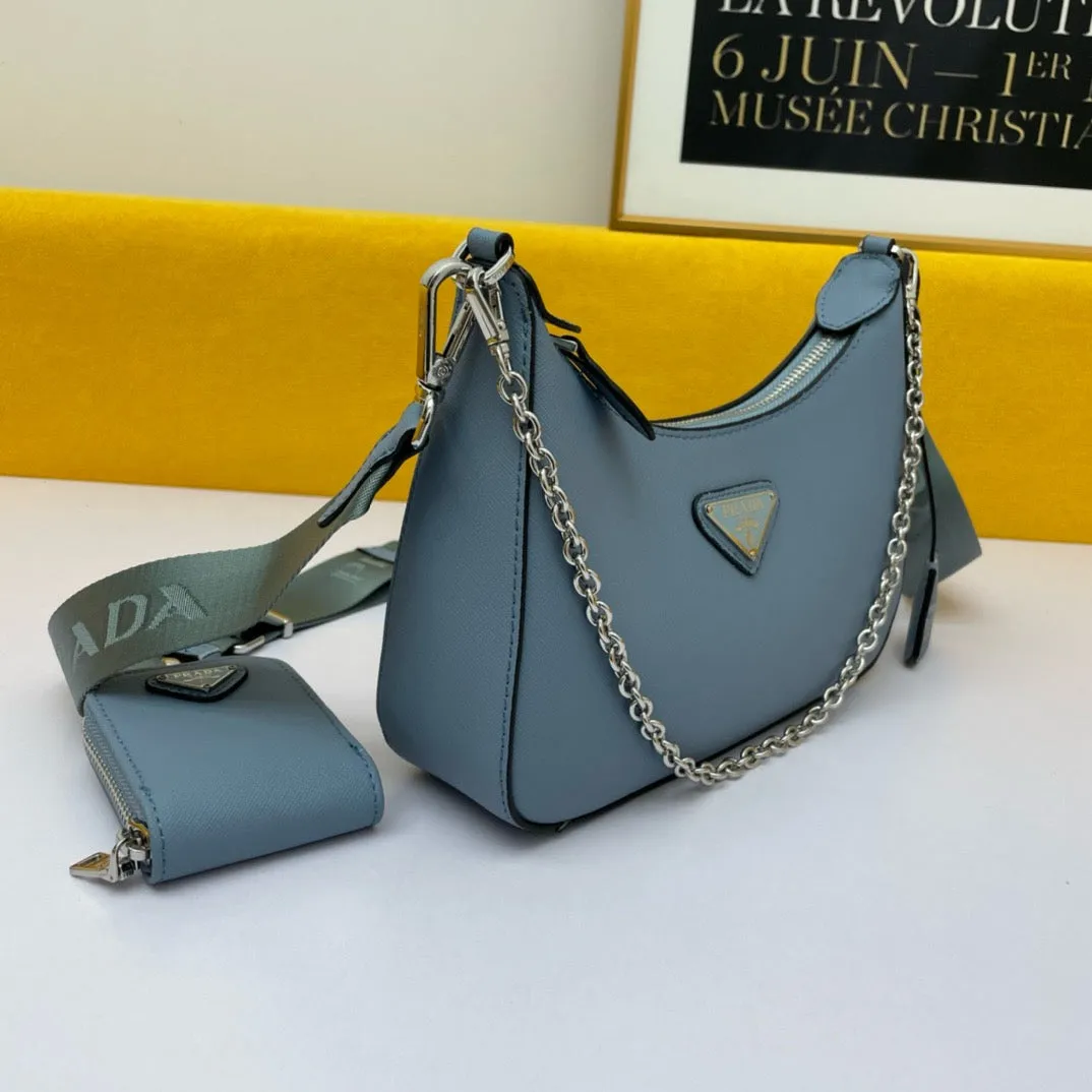P Re-edition 2005 Saffiano Leather Bag