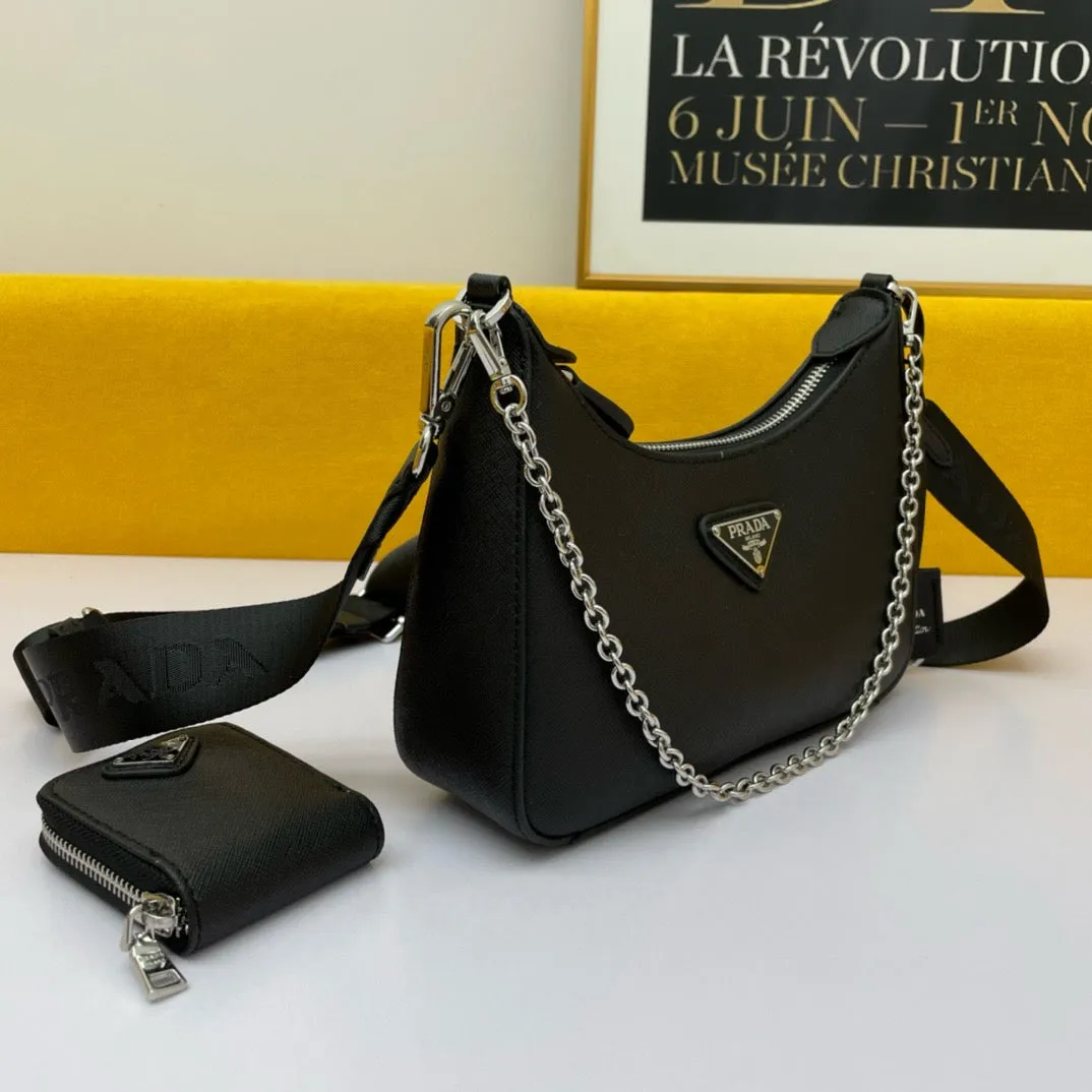 P Re-edition 2005 Saffiano Leather Bag
