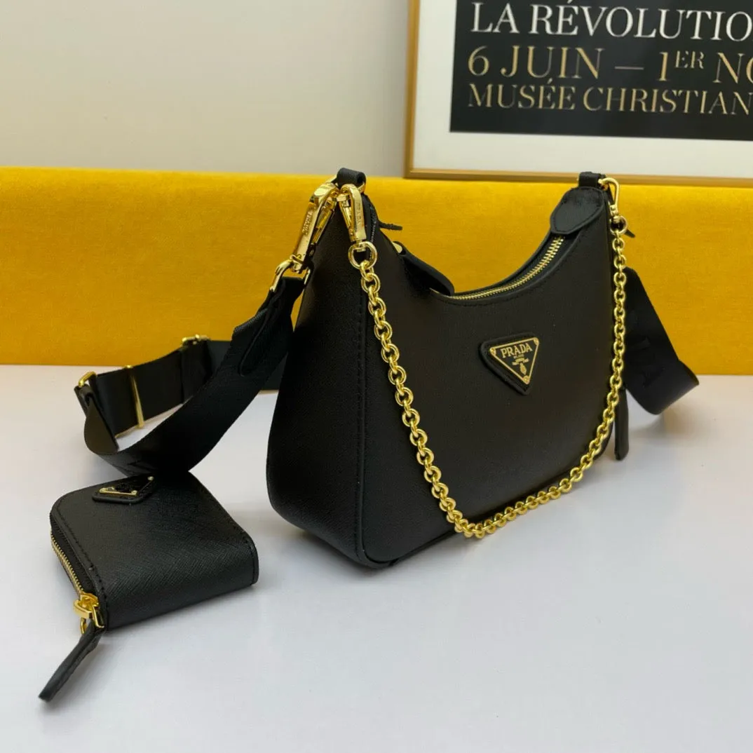 P Re-edition 2005 Saffiano Leather Bag
