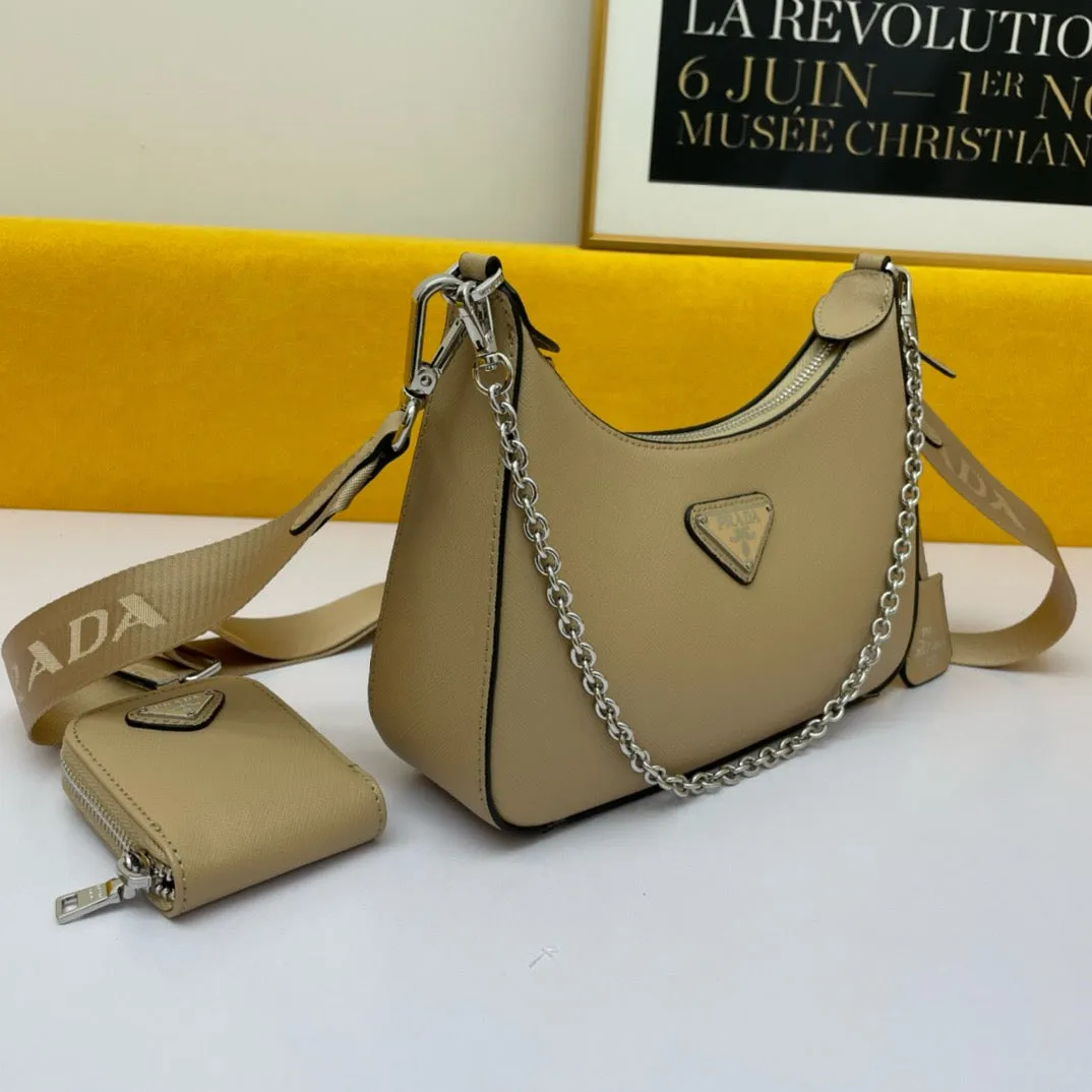 P Re-edition 2005 Saffiano Leather Bag
