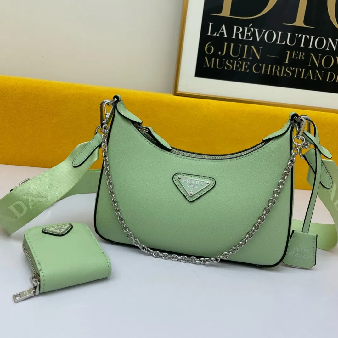 P Re-edition 2005 Saffiano Leather Bag