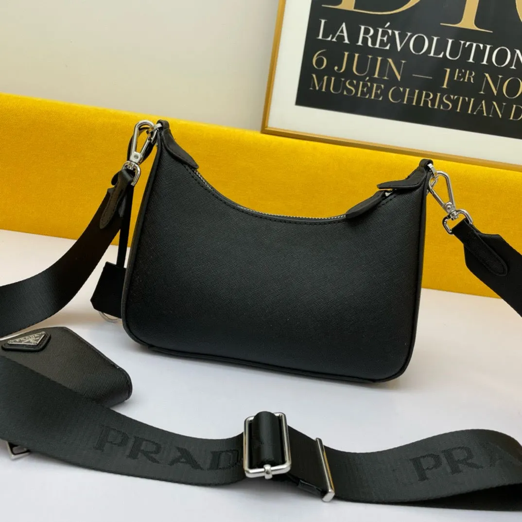 P Re-edition 2005 Saffiano Leather Bag