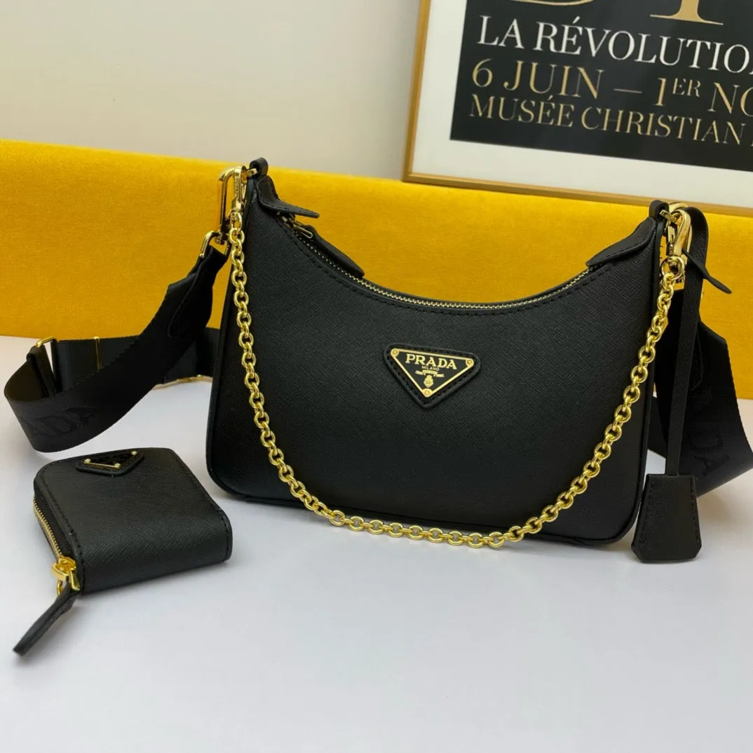 P Re-edition 2005 Saffiano Leather Bag