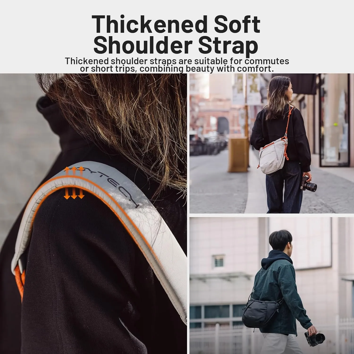 PGYTECH OneGo Rope Strap Camera Bag  Multifunctional Shoulder Bag for Urban Photographers. Compact Camera Bag Compatible with Sony/Canon/Nikon/Mirrorless Cameras, Mist