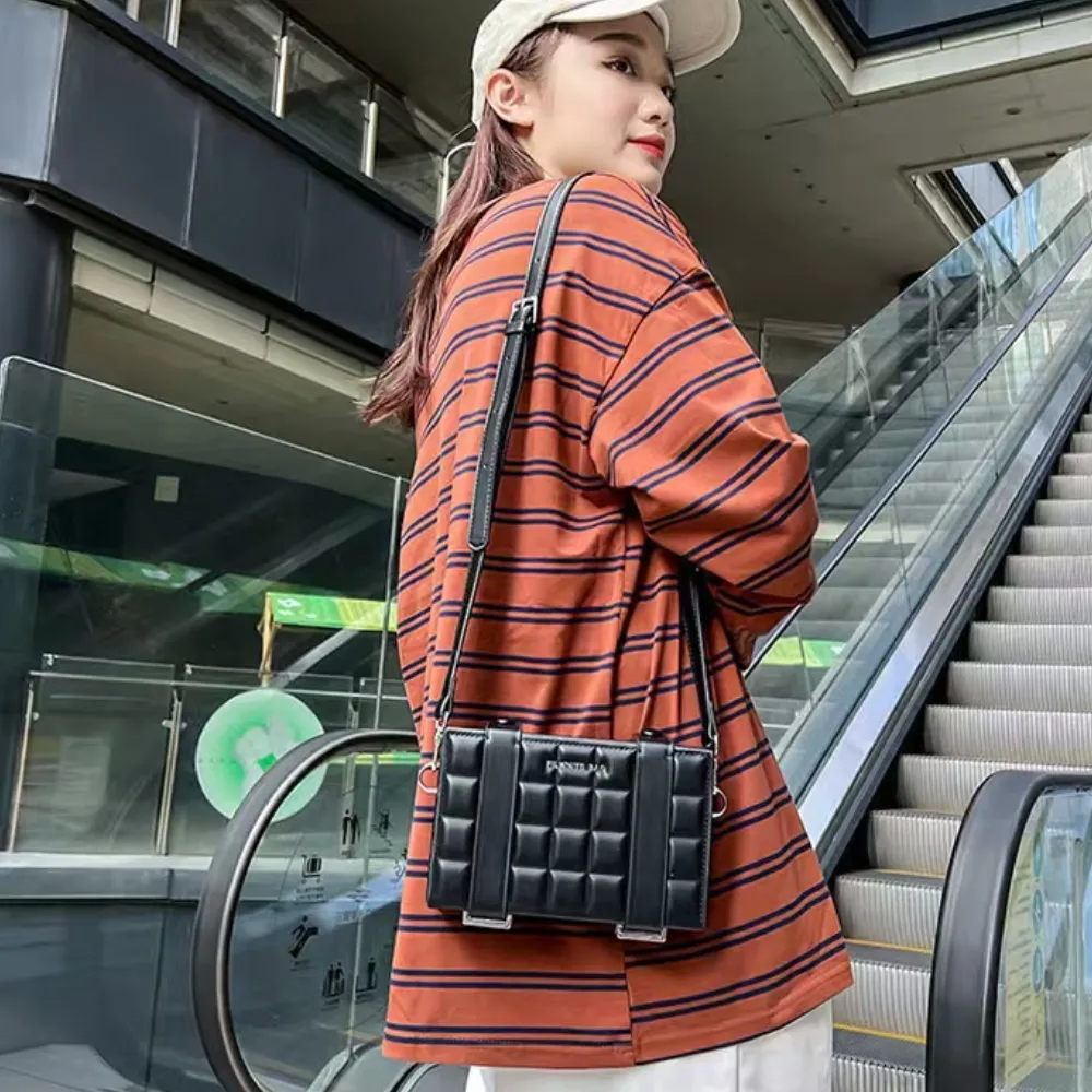 Plaid Sling Bag